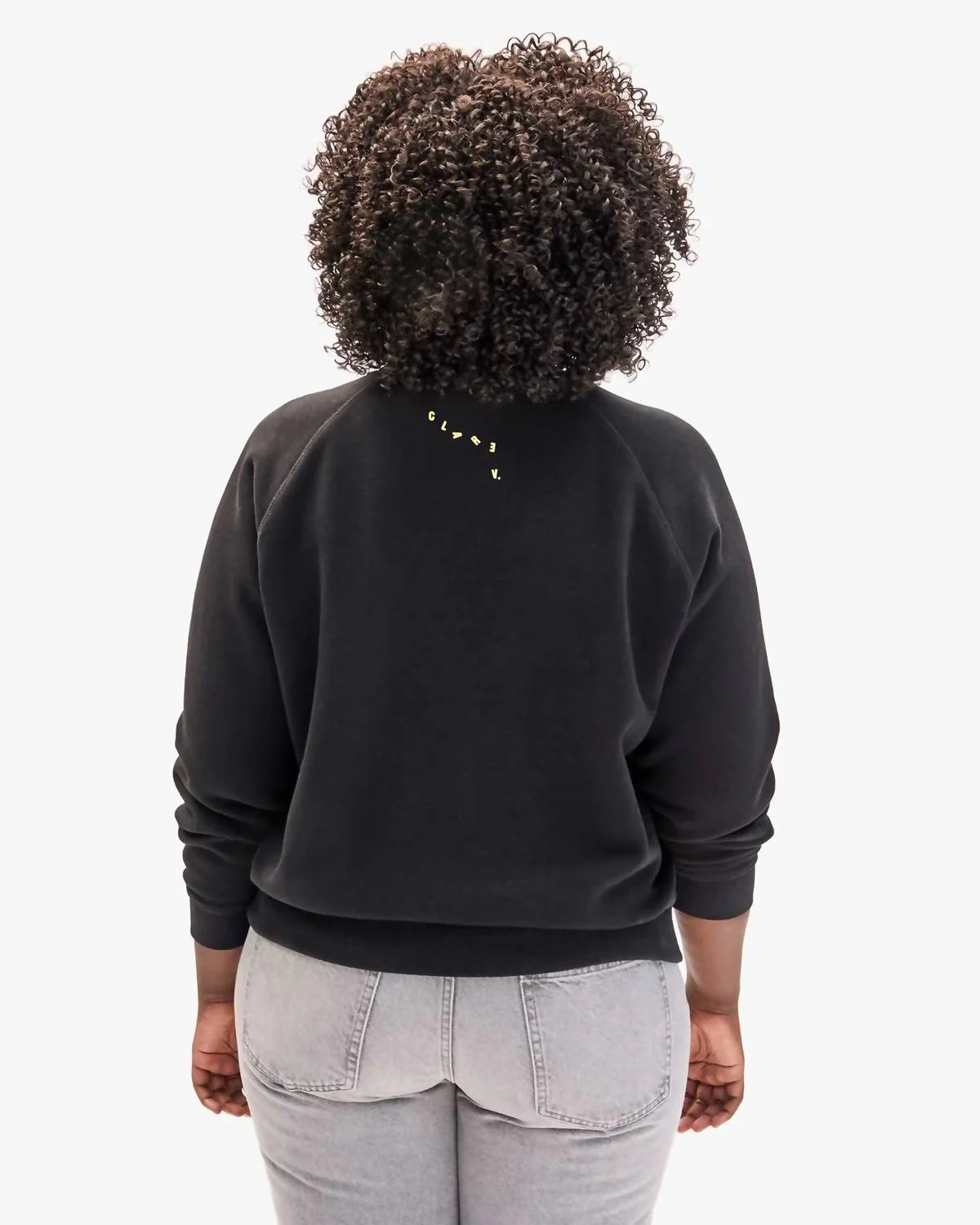 Le Weekend Sweatshirt In Black Marigold - Image 2