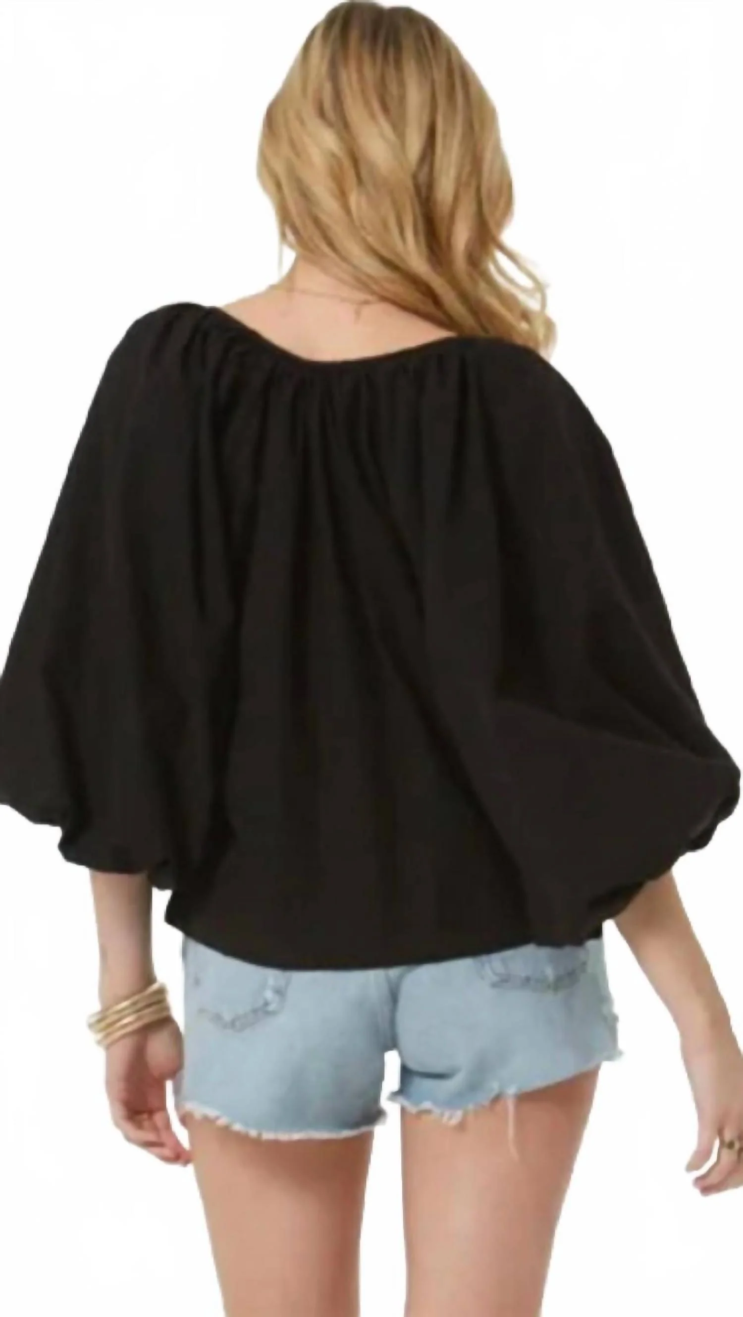 Leilani Top In Black - Image 2