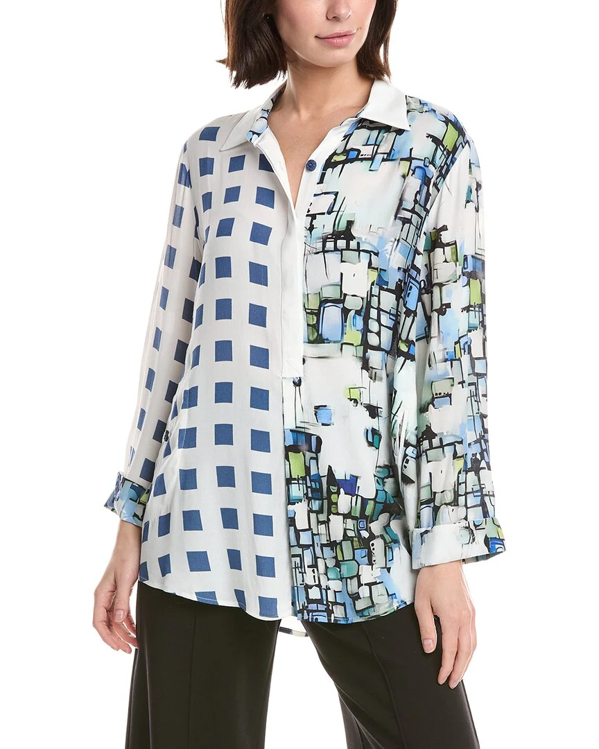 Lemon Grass Pullover Tunic Blouse