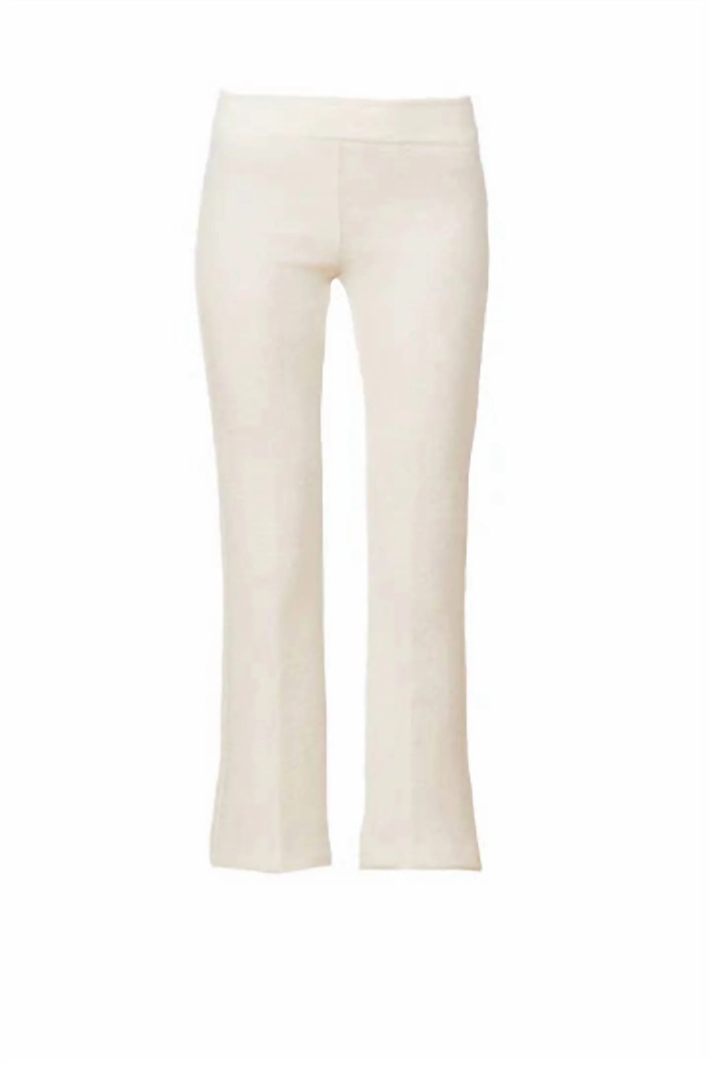 Leo Boucle Pull-On Pants In Winter White - Image 5
