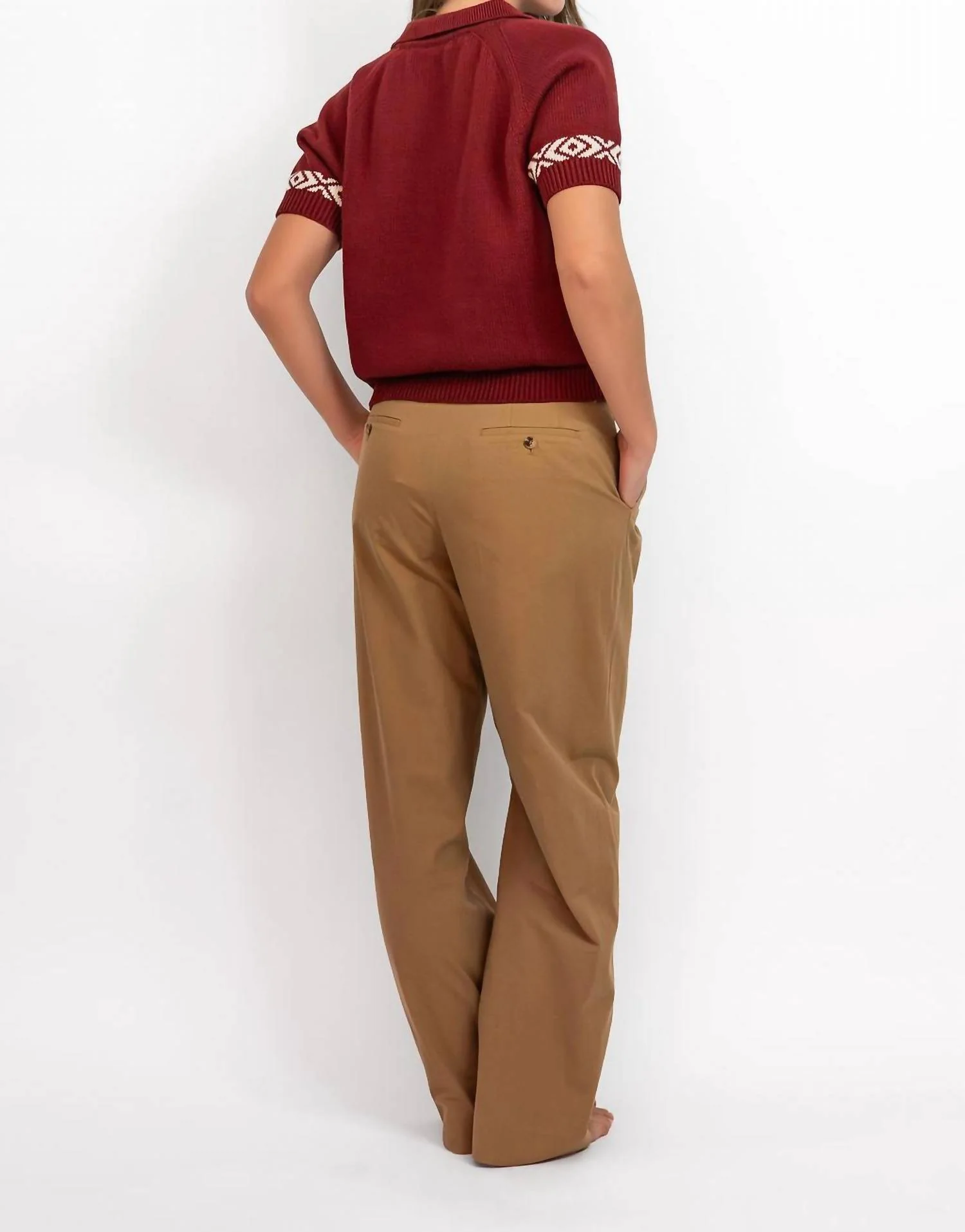 Lessi Knit Top In Red Mesa - Image 5
