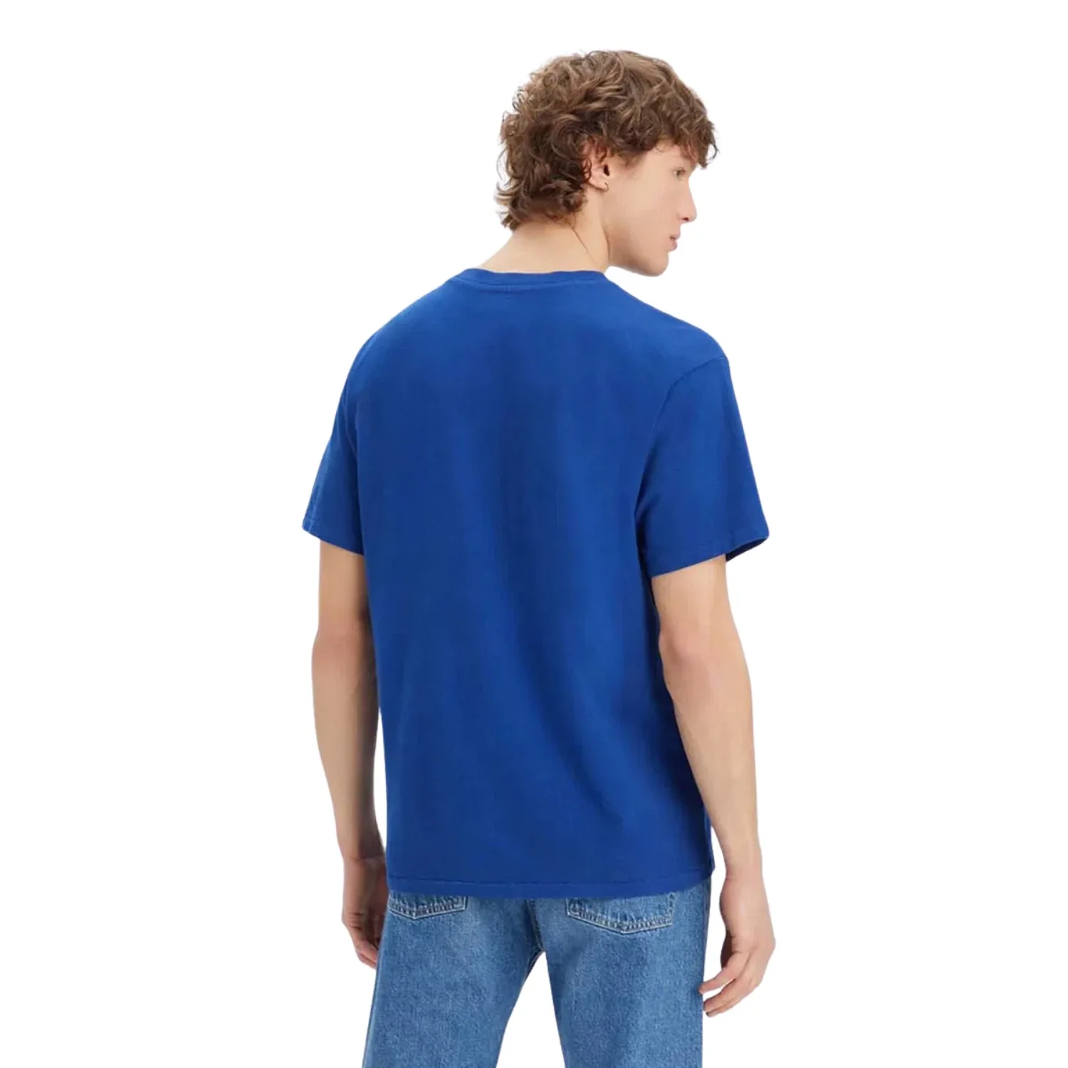 Levi's Red Tab T-Shirt Mens Sodalite Blue 100% Cotton Short Sleeve GBO2150 - Image 5