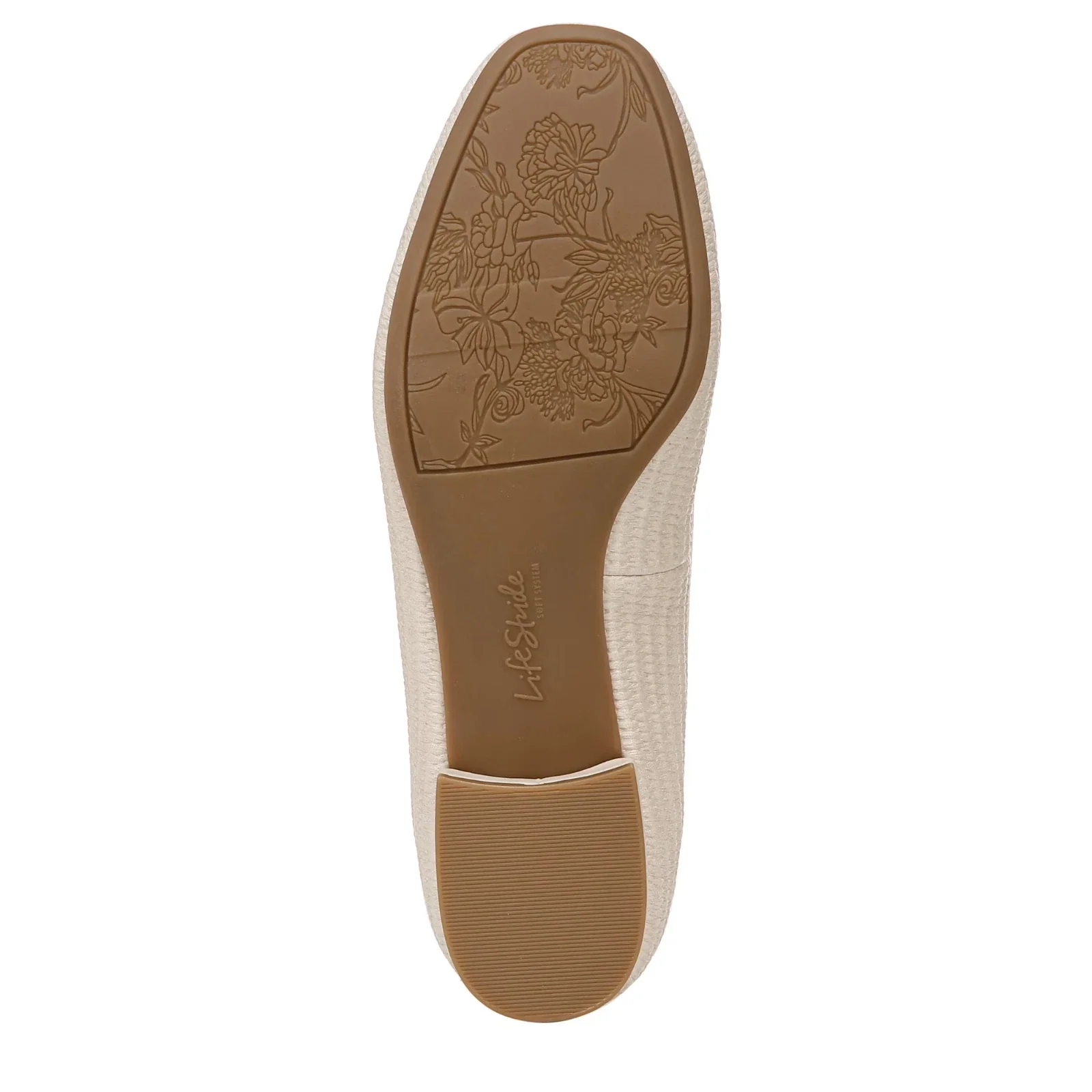 LifeStride Cheers Ballet Flats Women's Almond Milk Square Toe Slip On HTAT970 - Image 6