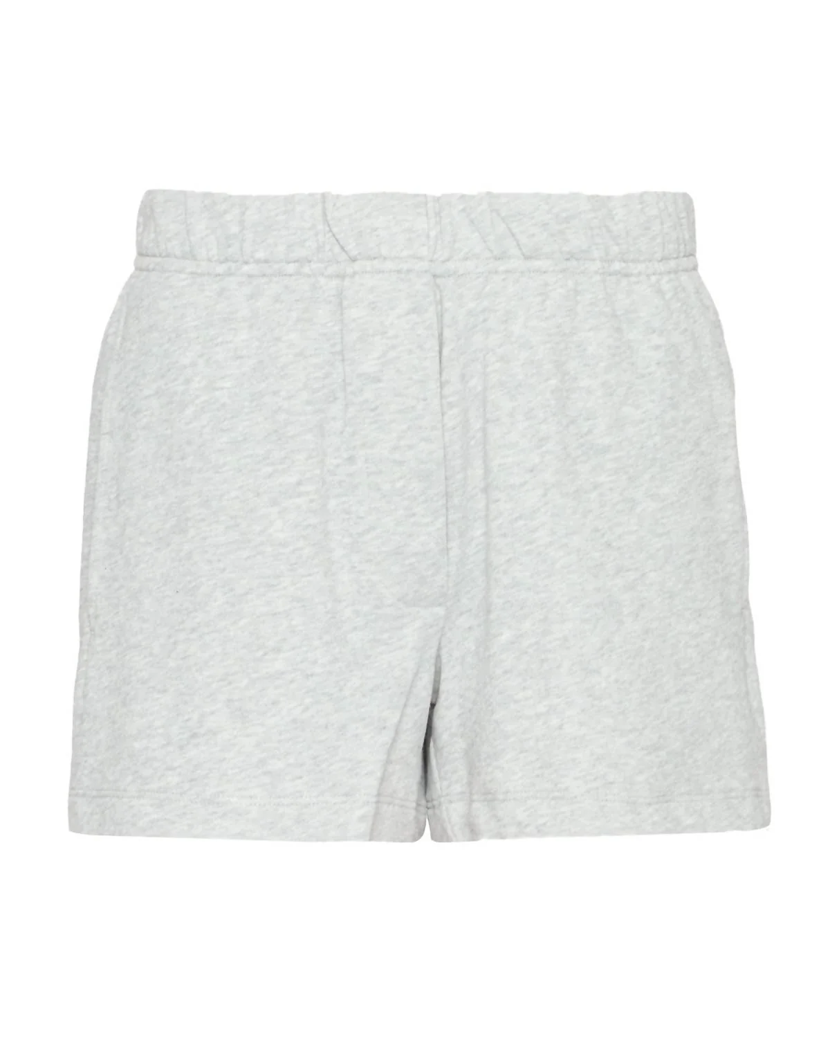 Light Weight Sweatshirting Short Shorts In Heather Grey - Image 5