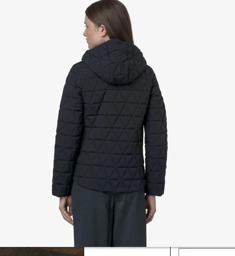 Lil Diamond Quilted Hooded Jacket - Image 4