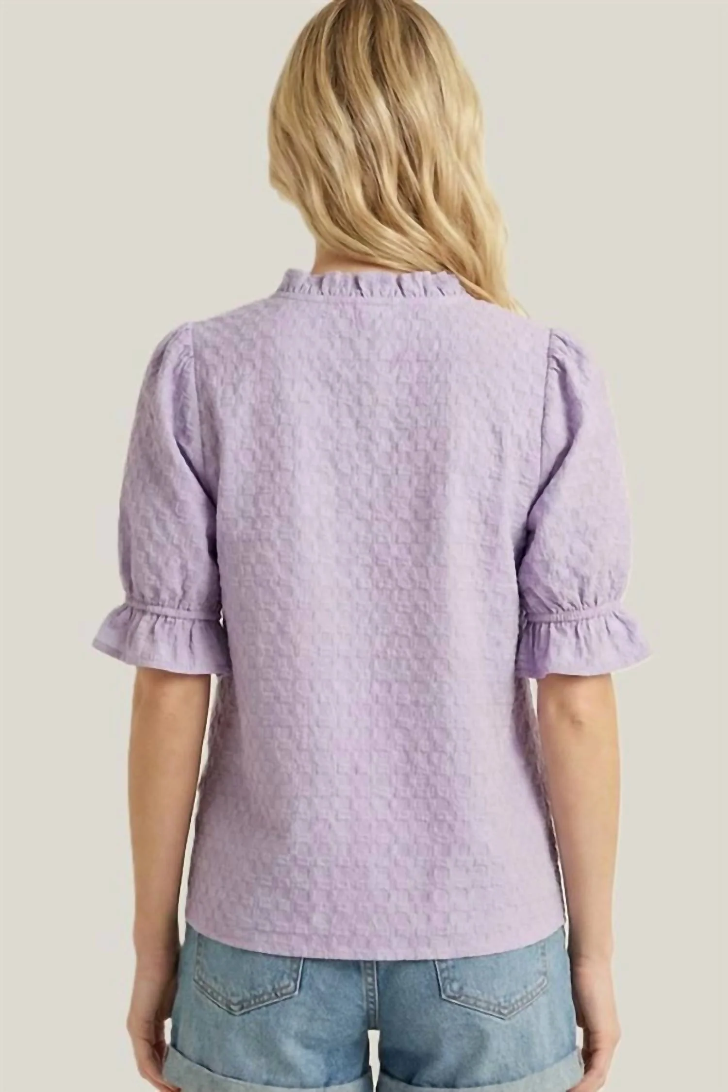 Lilac Top In Purple - Image 3