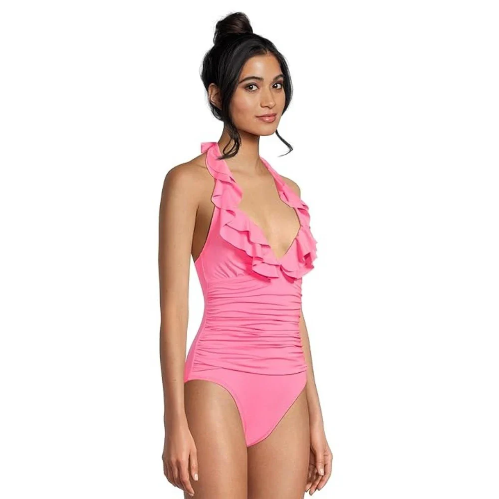 Lilly Pulitzer Desmond Swimsuit Women's Sunkissed Pink One Piece Beach DDR2697 - Image 3