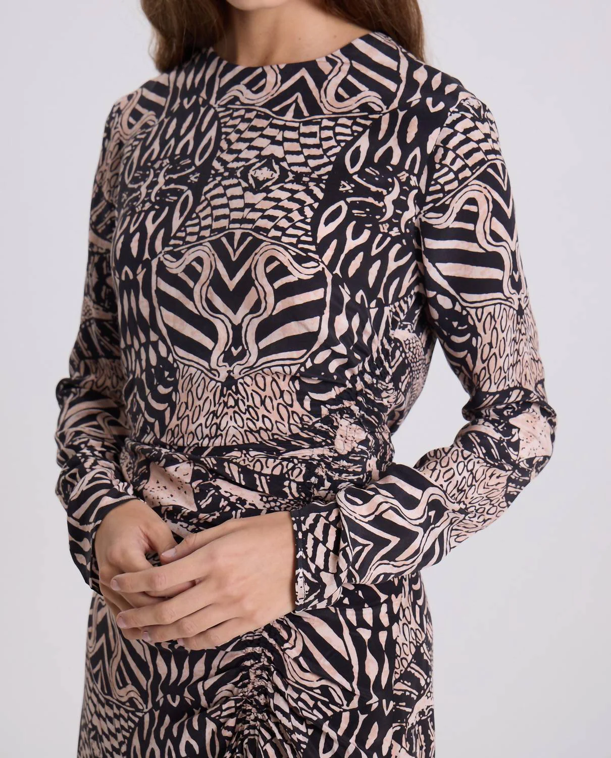 Lincoln Alana Midi Dress In Ecru - Image 4