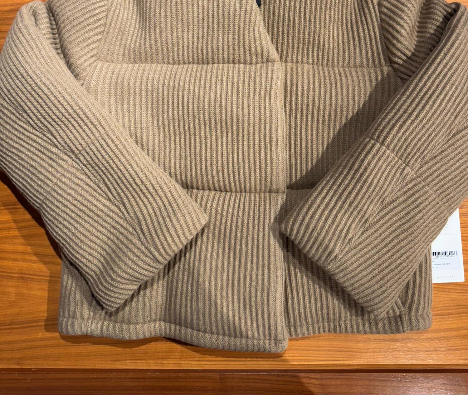Linz Cashmere Puffer Jacket In Camel - Image 2