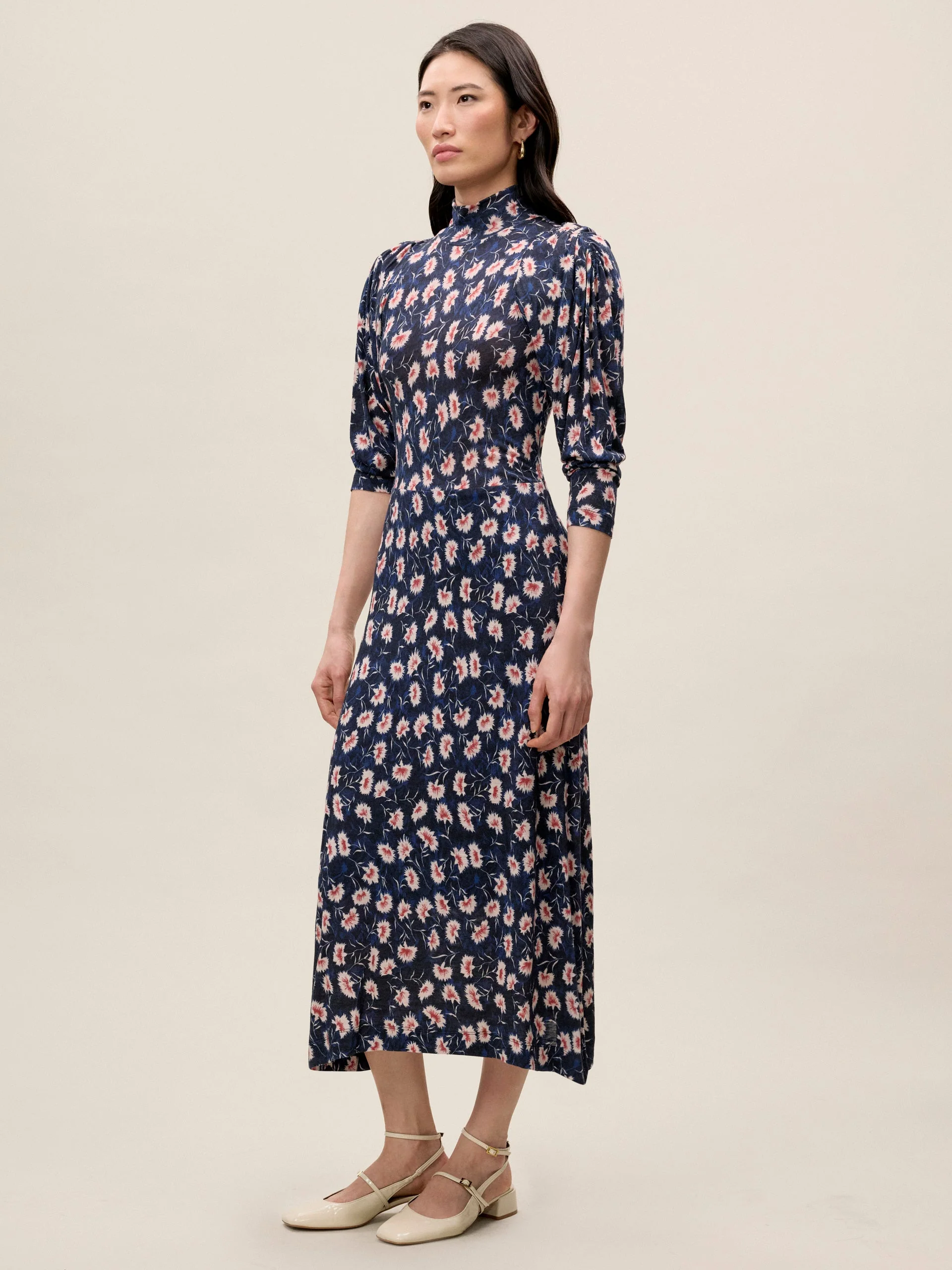 Long Sleeve Turtleneck Dress - Image 2