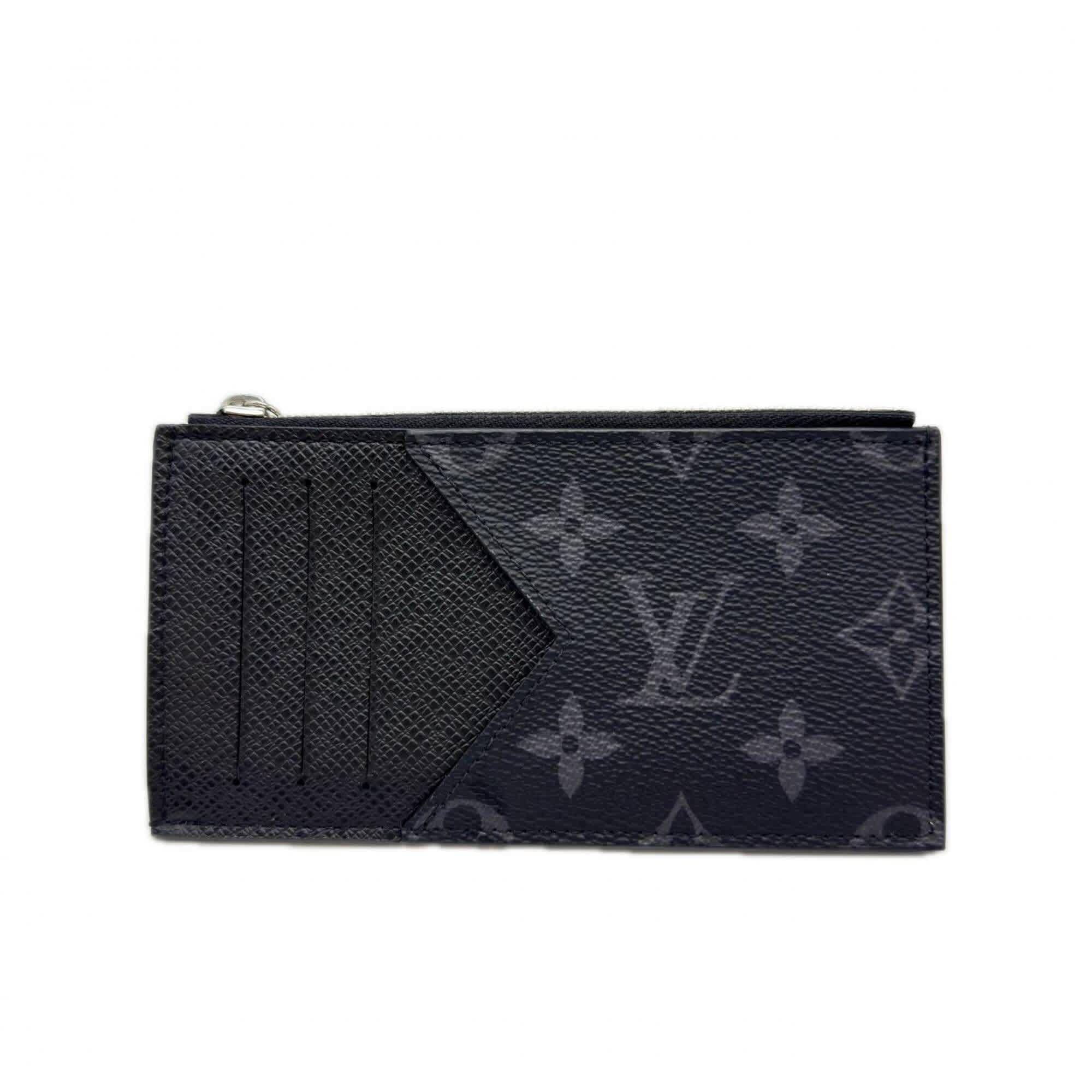 Louis Vuitton  Monogram Eclipse Monogram Eclipse Coin Purse/Coin Case (Pre-Owned)
