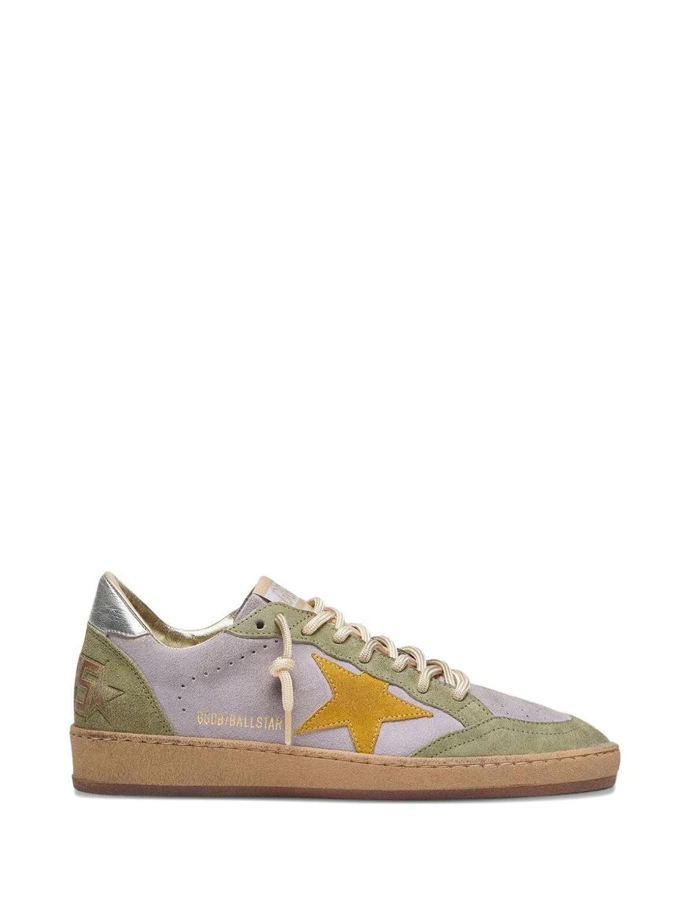 Low-Top Sneakers with Silk and Nylon Construction