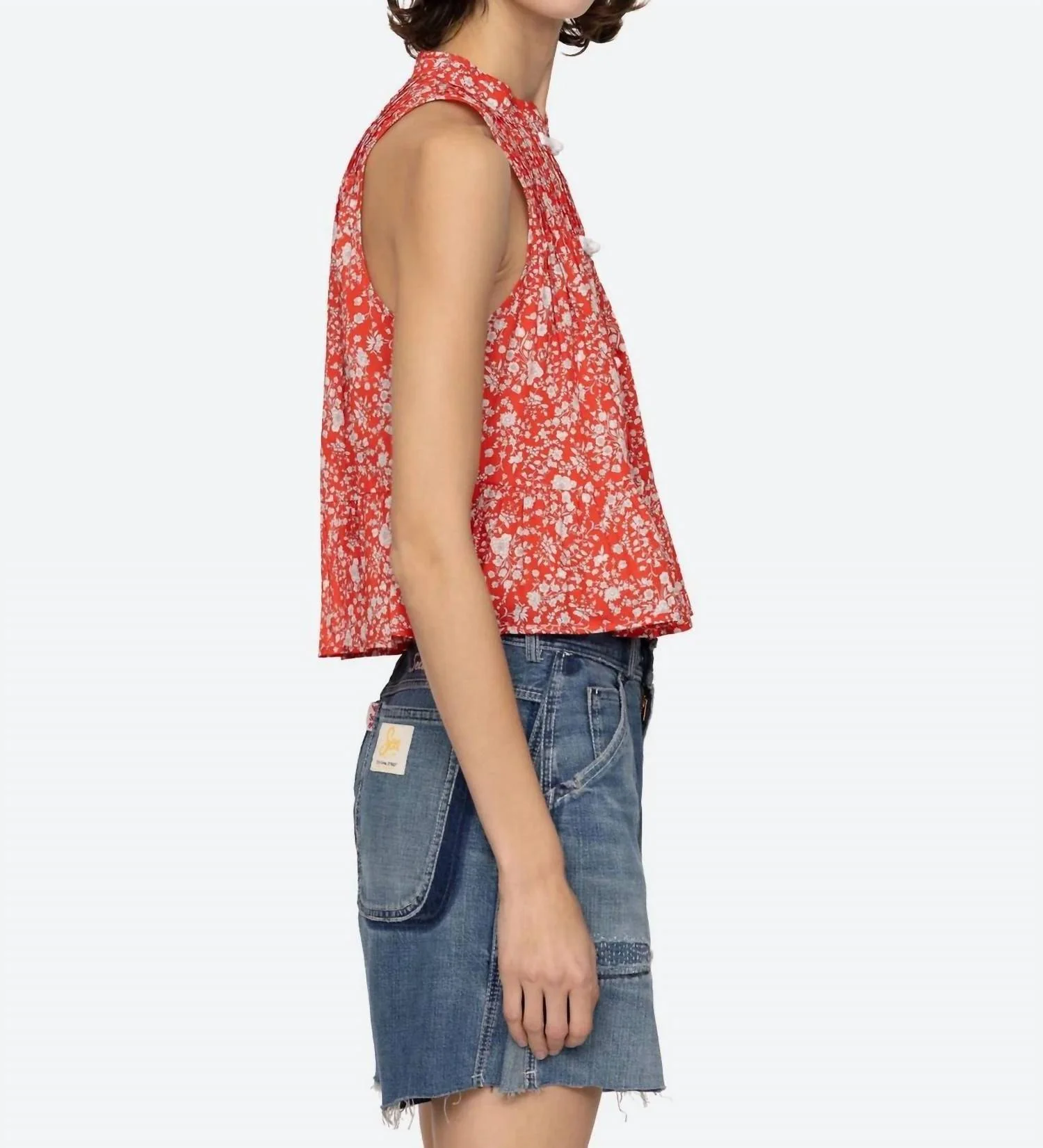 Lucille Top In Red - Image 2