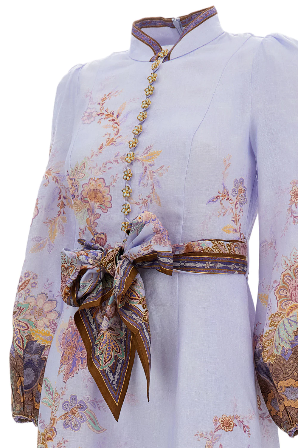 Luna Button Midi Dress - Image 3