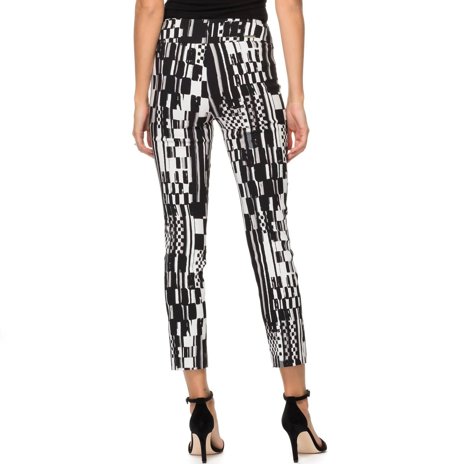 Lydia Crop Pant In Black /multi - Image 3