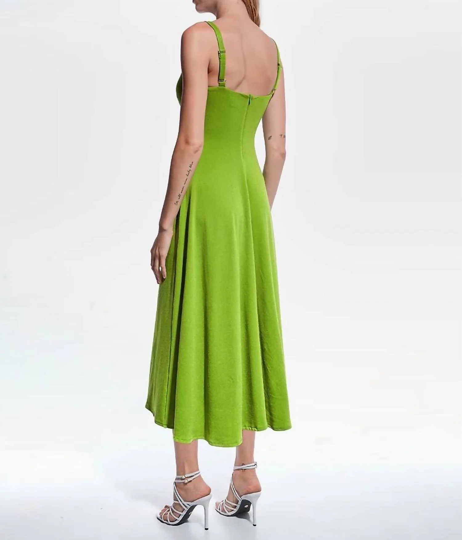 Maddy Dress In Green - Image 2