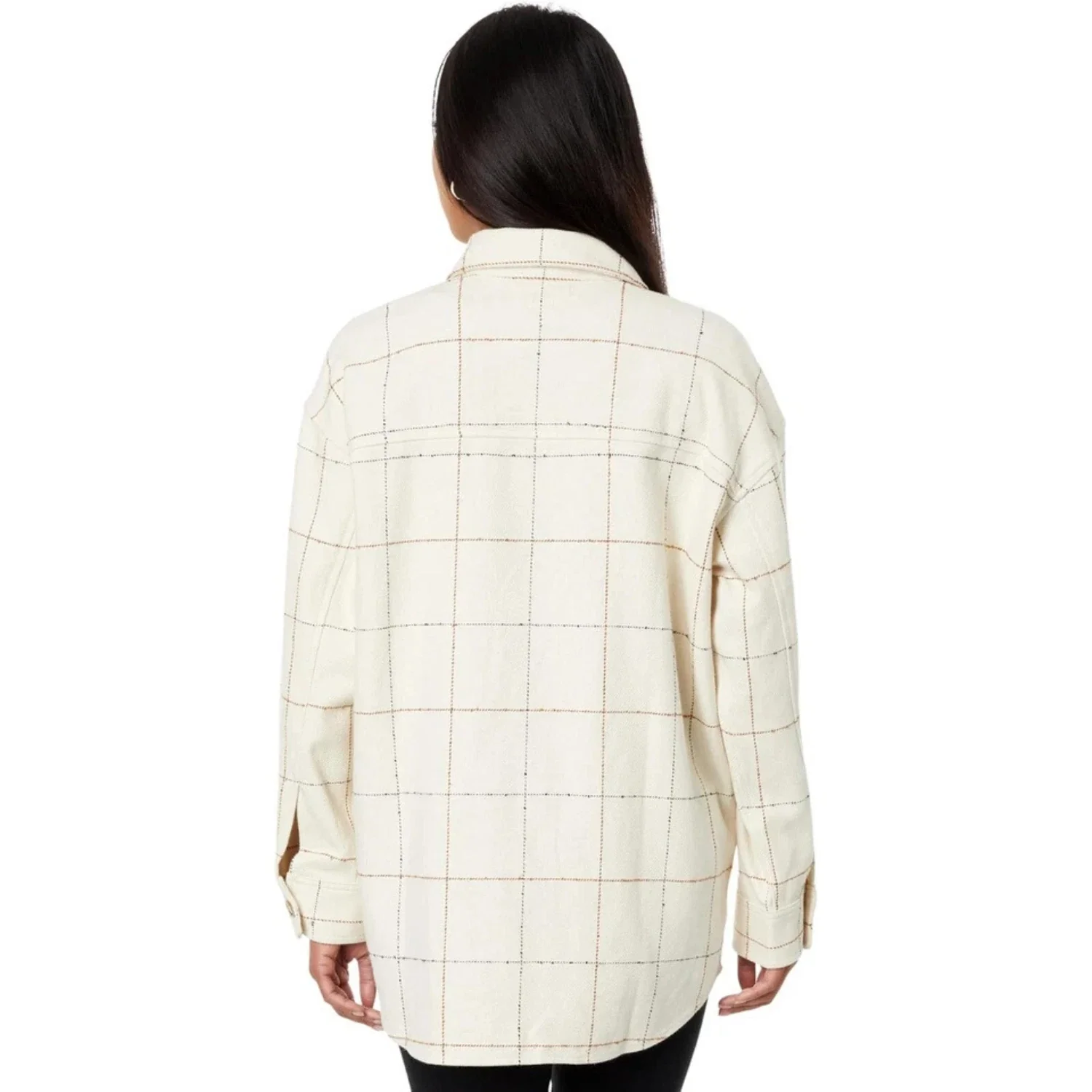 Madewell Boucle Shirt-Jacket Women's Antique Cream Long Sleeve GBO2 8 - Image 4