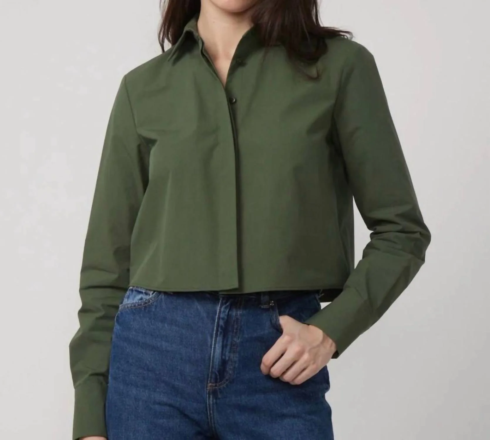 Madilyn Top In Olive Green