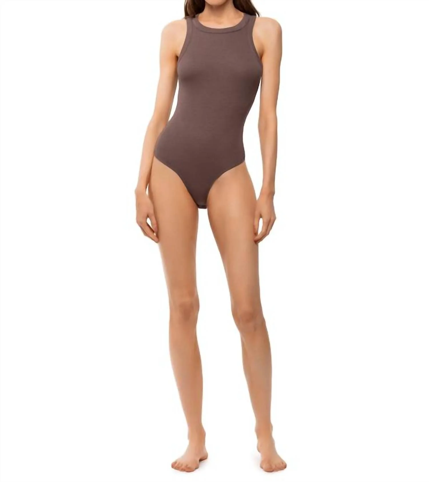 Madison Bodysuit In Rust - Image 2