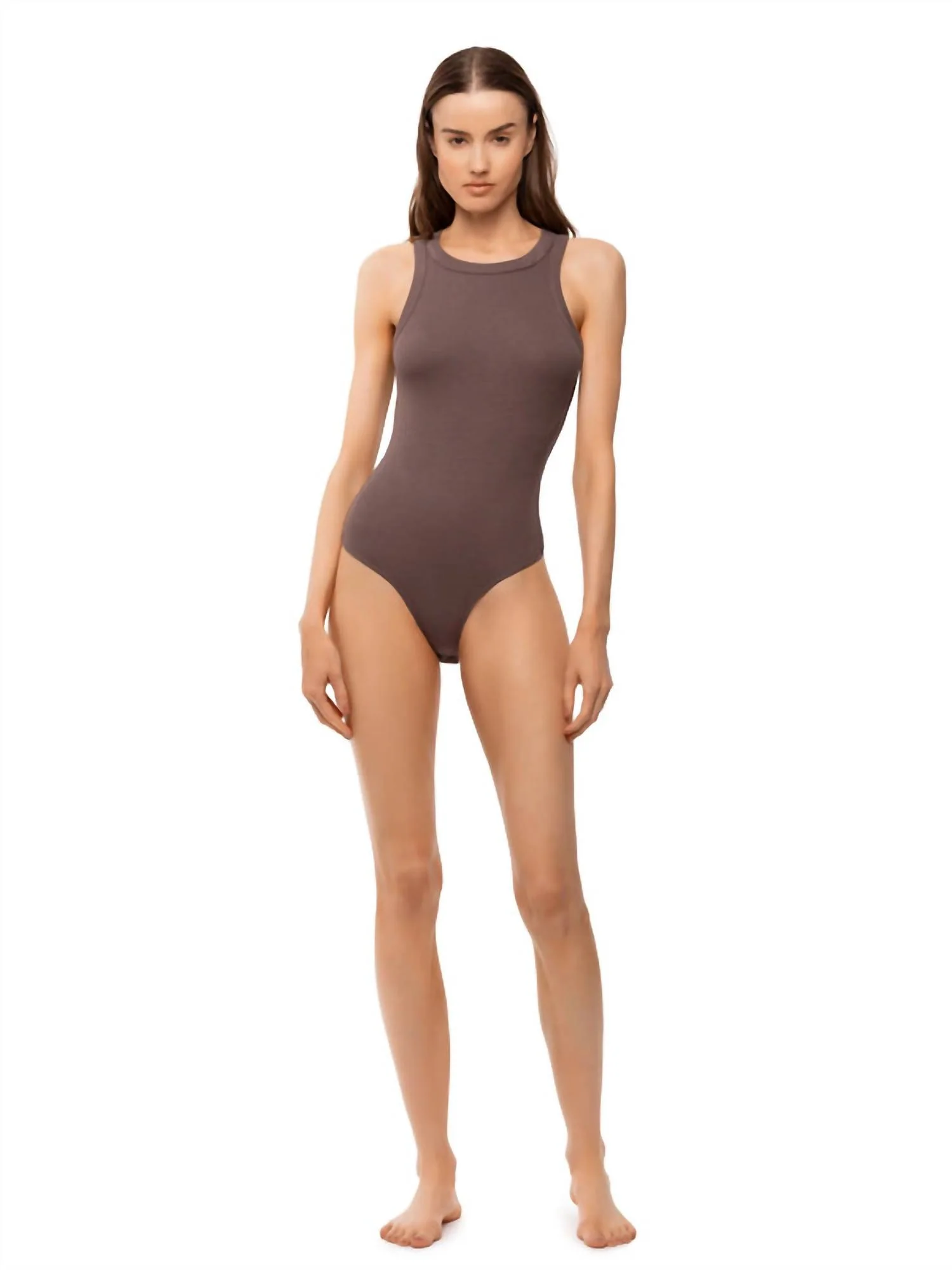 Madison Bodysuit In Rust - Image 3