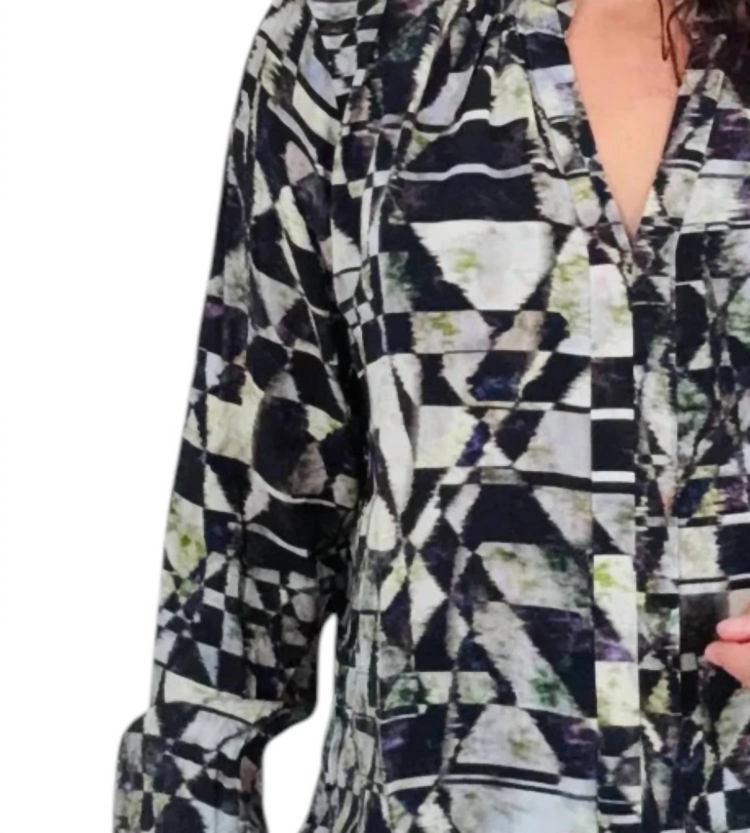 Magic Touch Blouse In Soft Focus - Image 2