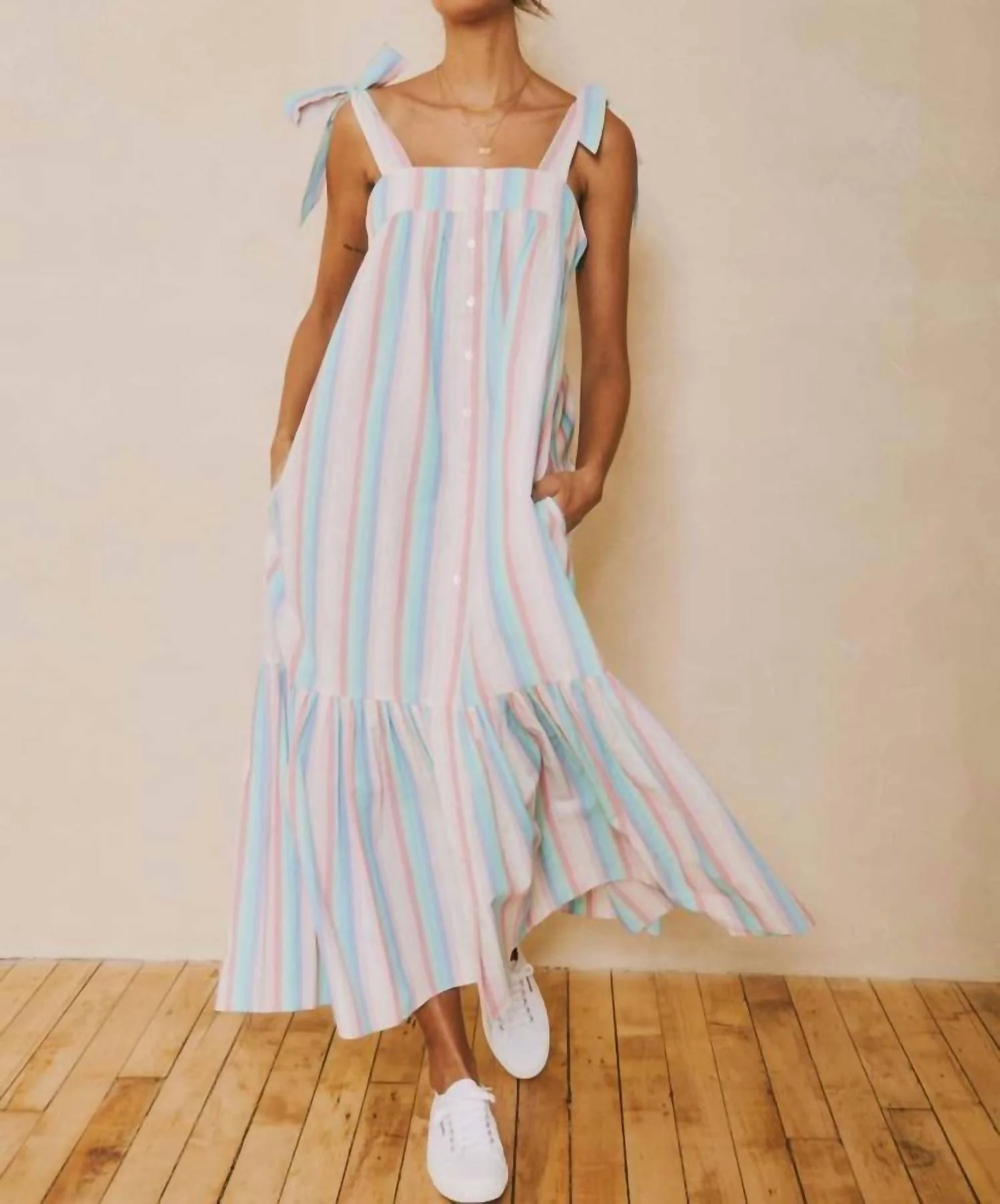 Maisy Maxi Dress In Stripe