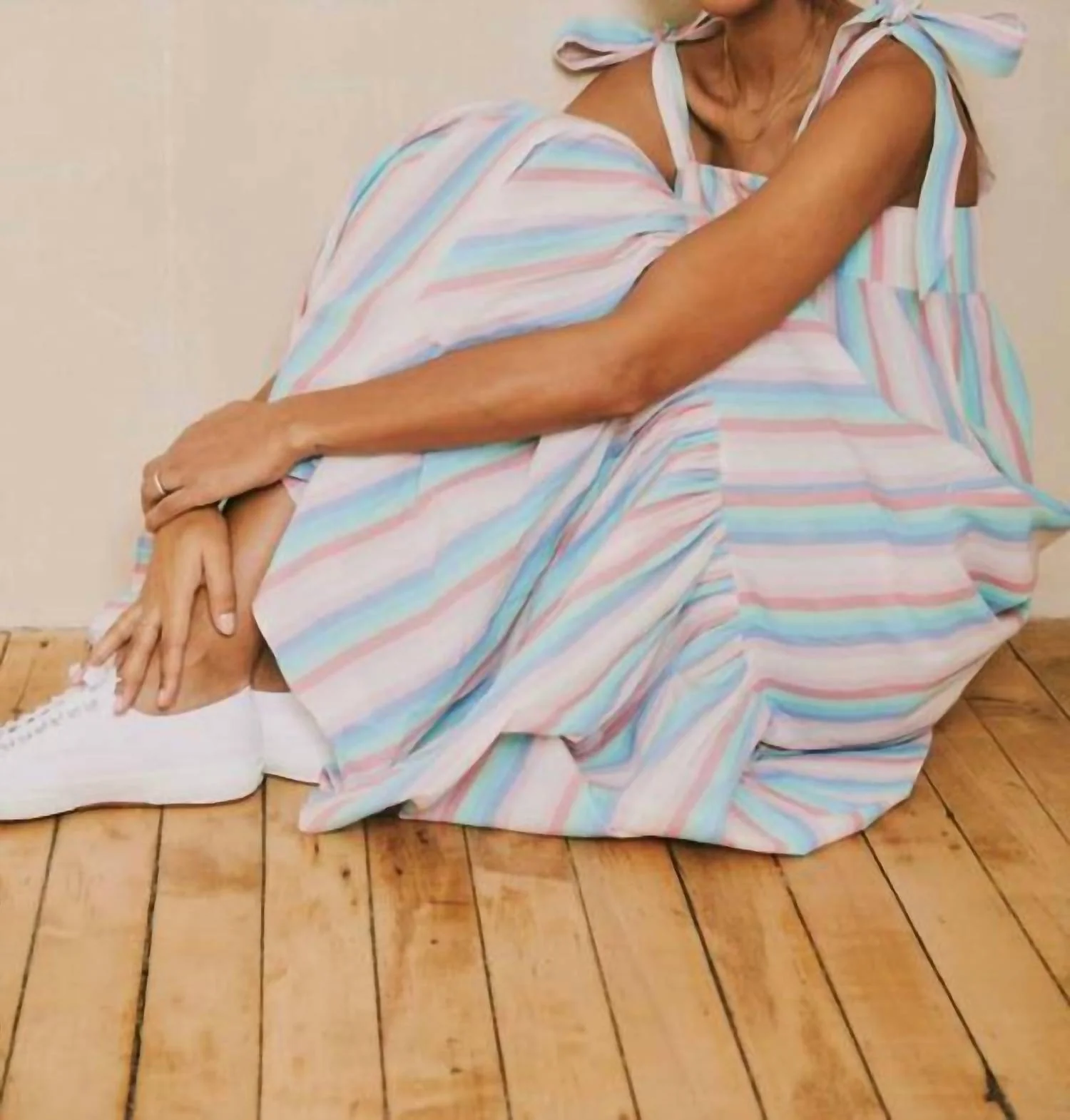 Maisy Maxi Dress In Stripe - Image 4
