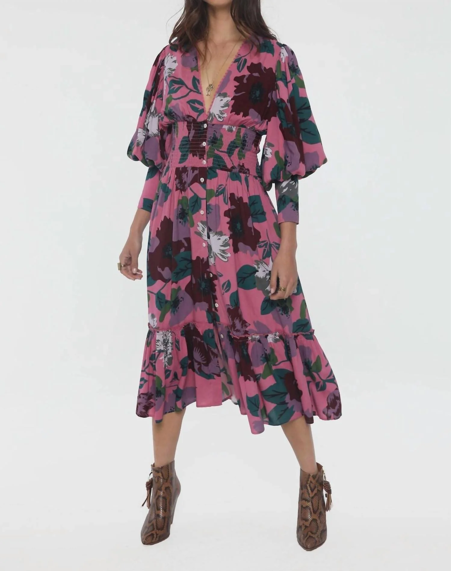 Maple Dress In Aurora - Image 2