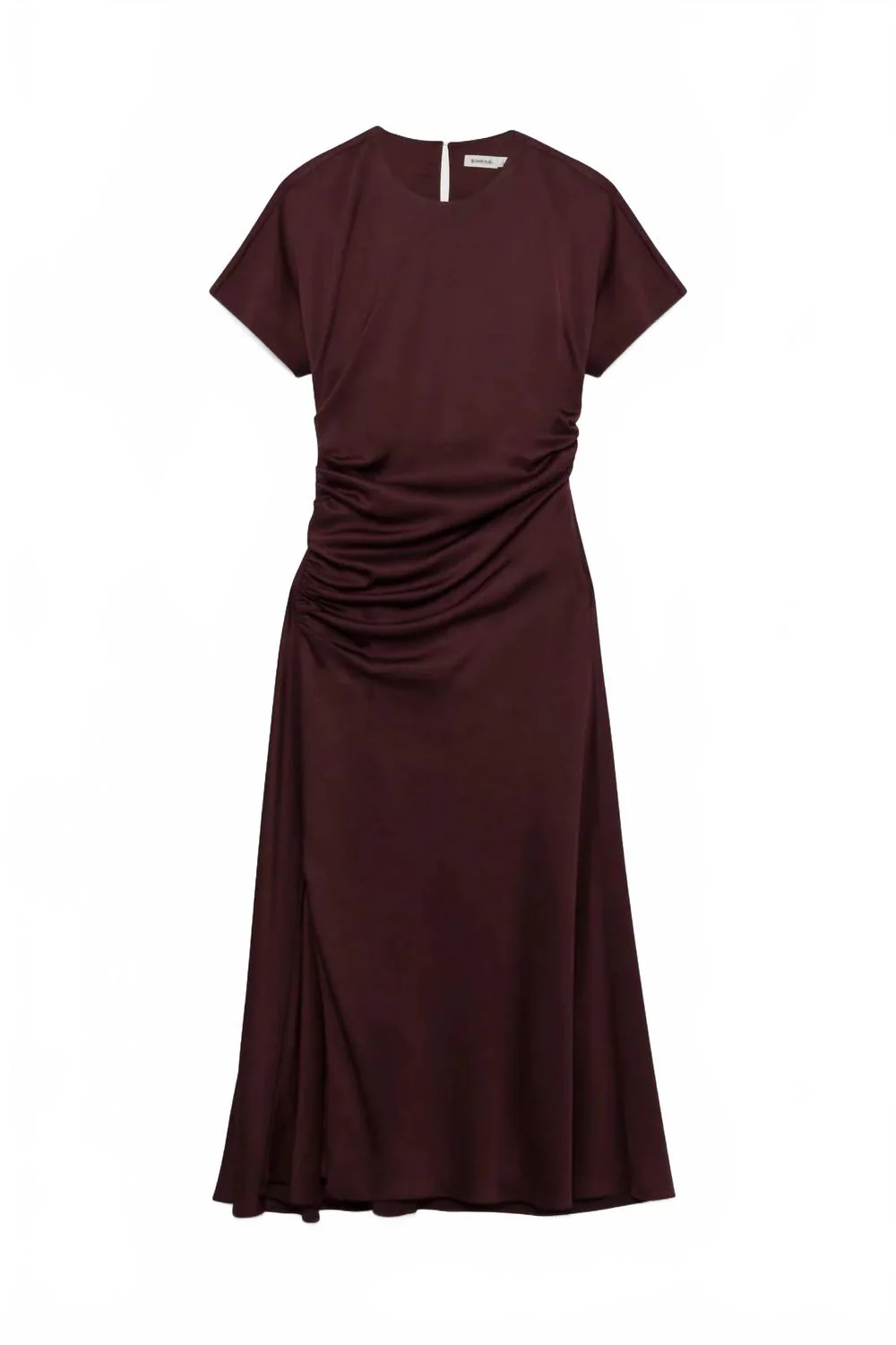 Marabella Midi Dress In Mahogany - Image 5