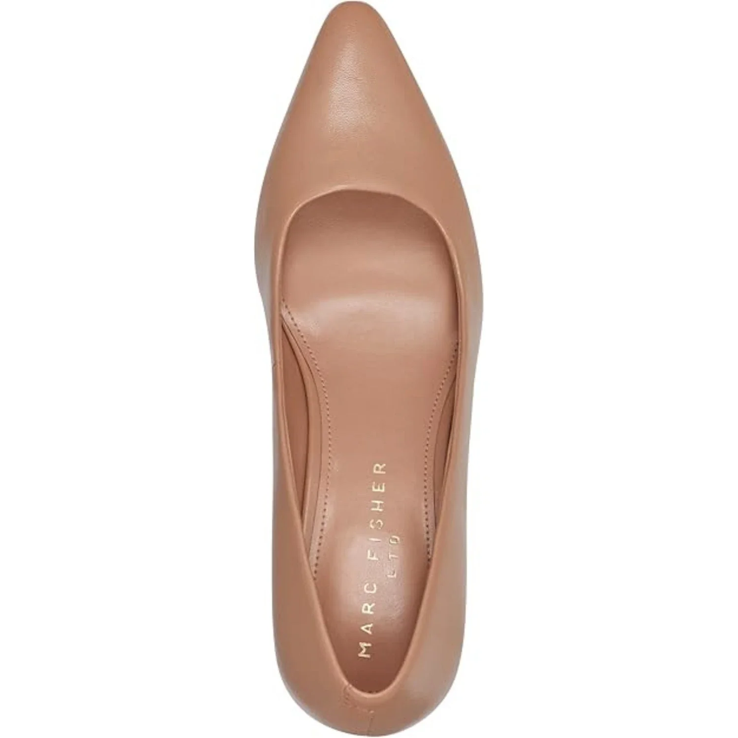 Marc Fisher LTD Kendri Pump Womens Natural Pointed Toe Kitten Heel HTAT1051 - Image 4