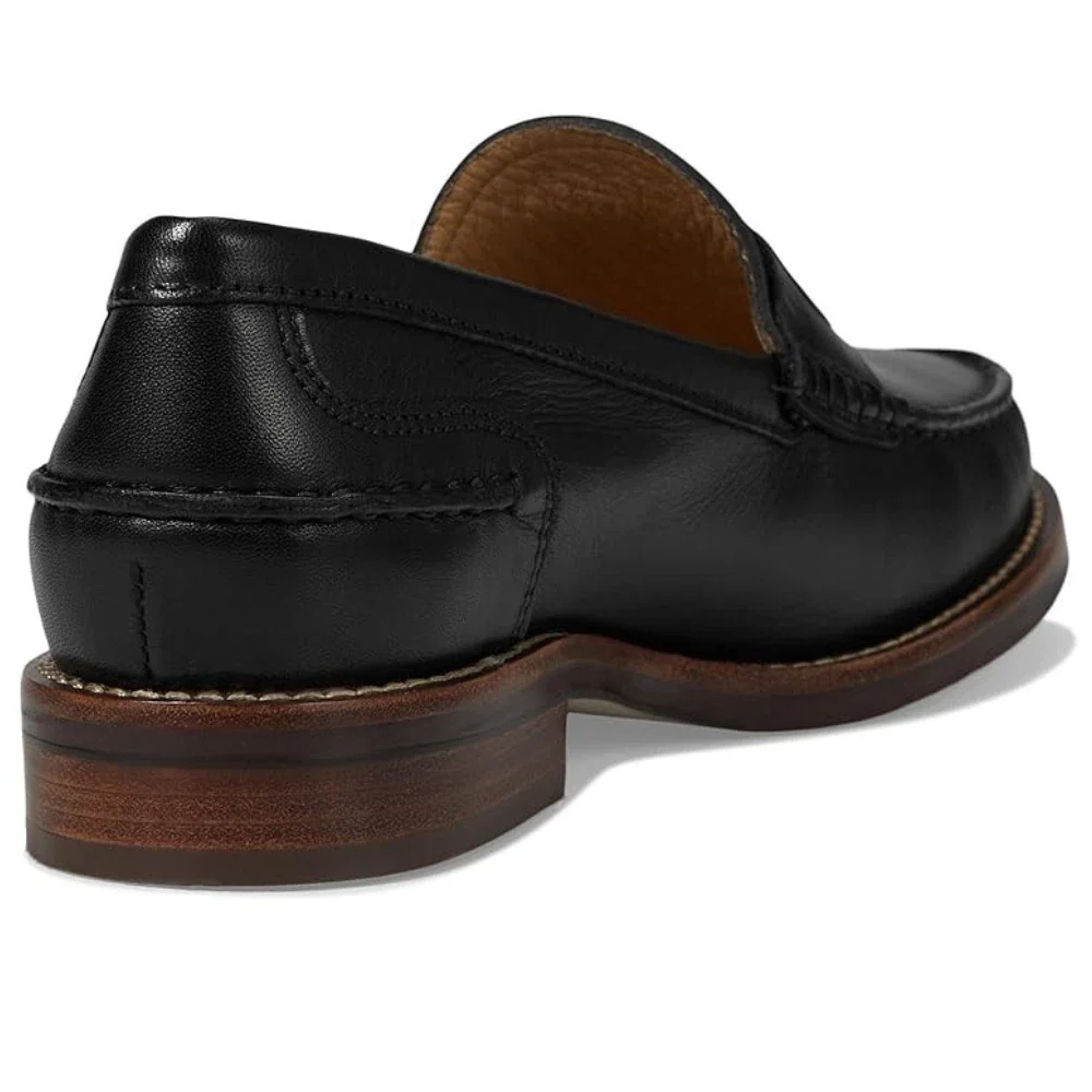 Marc Joseph New York Academy Park Flats Womens Black Leather Loafers HTAT1065 - Image 3