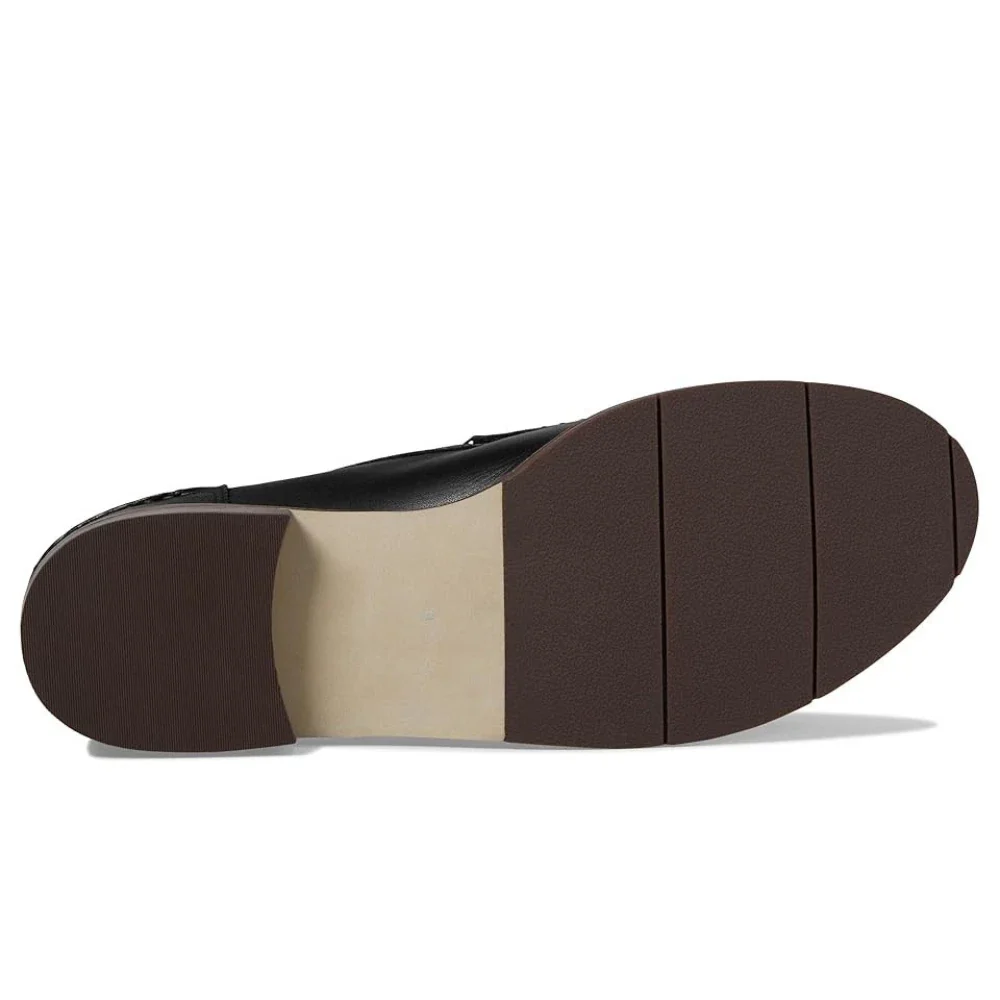 Marc Joseph New York Academy Park Flats Womens Black Leather Loafers HTAT1065 - Image 5