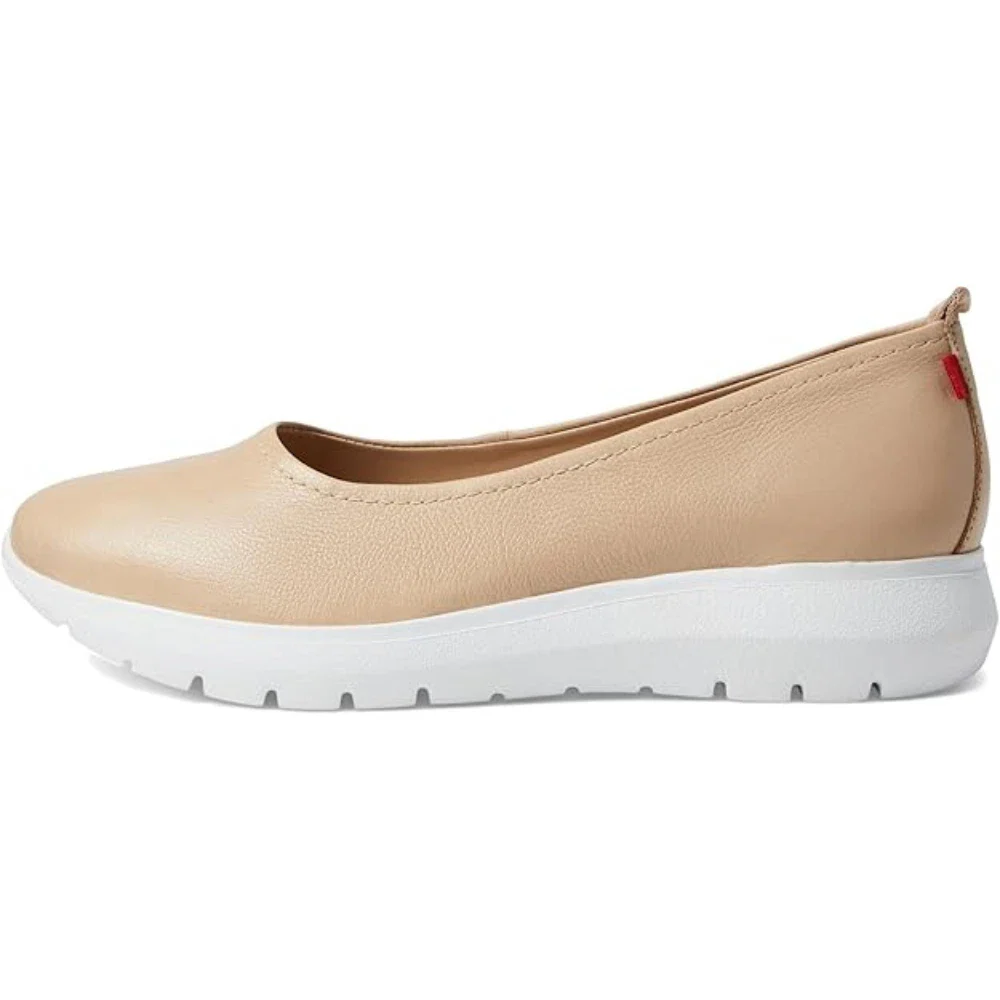 Marc Joseph New York James Street Flats Women's Nude Napa Leather HTAT1064 - Image 2