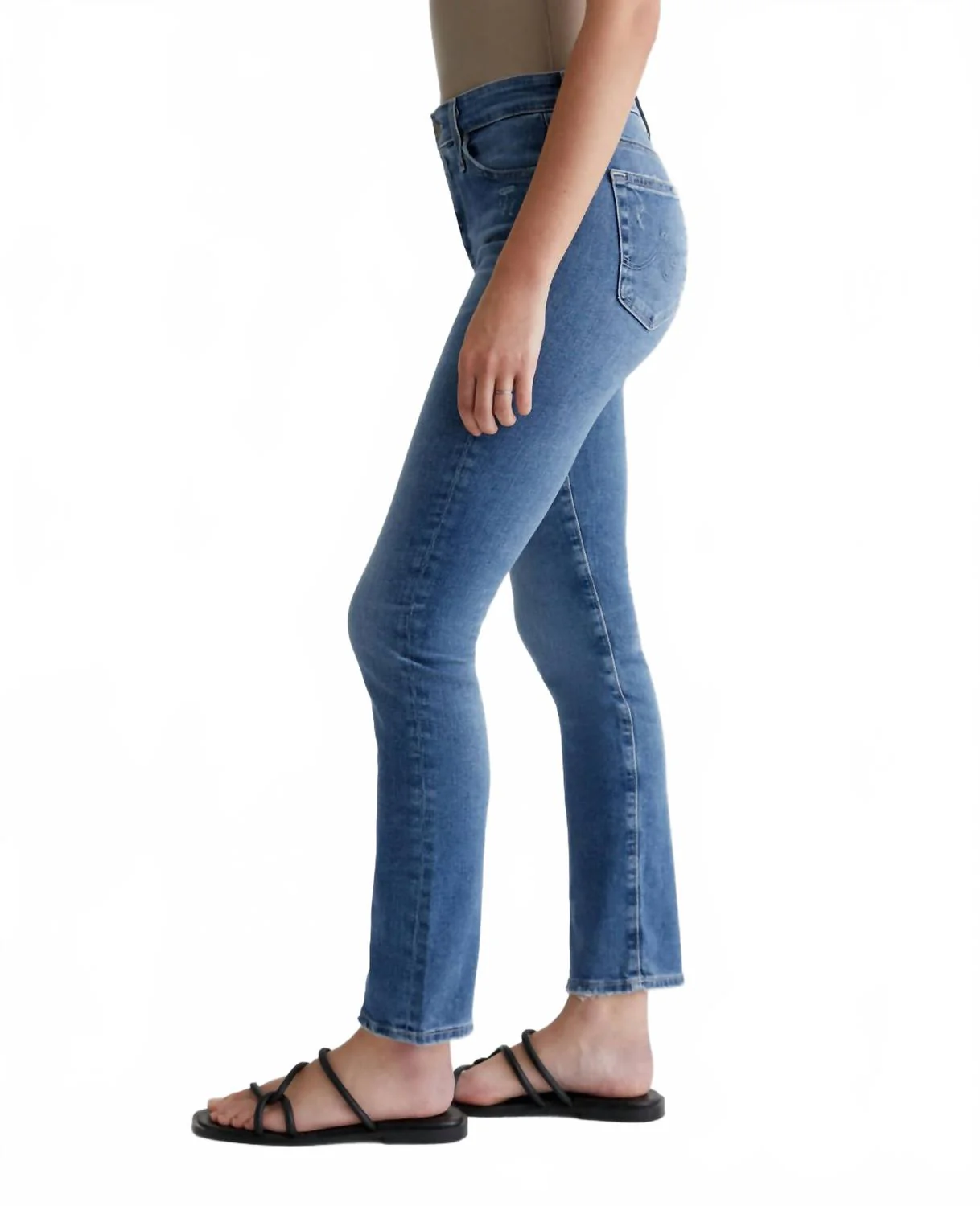 Mari Mid-Rise Slim Straight Leg Jean In 18 Years Lakefront - Image 3