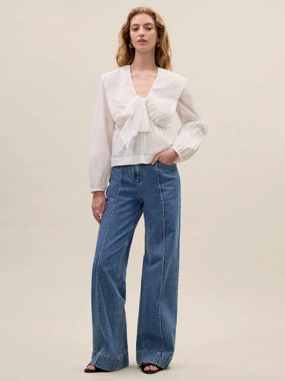 Marietta Cape Blouse - Image 2