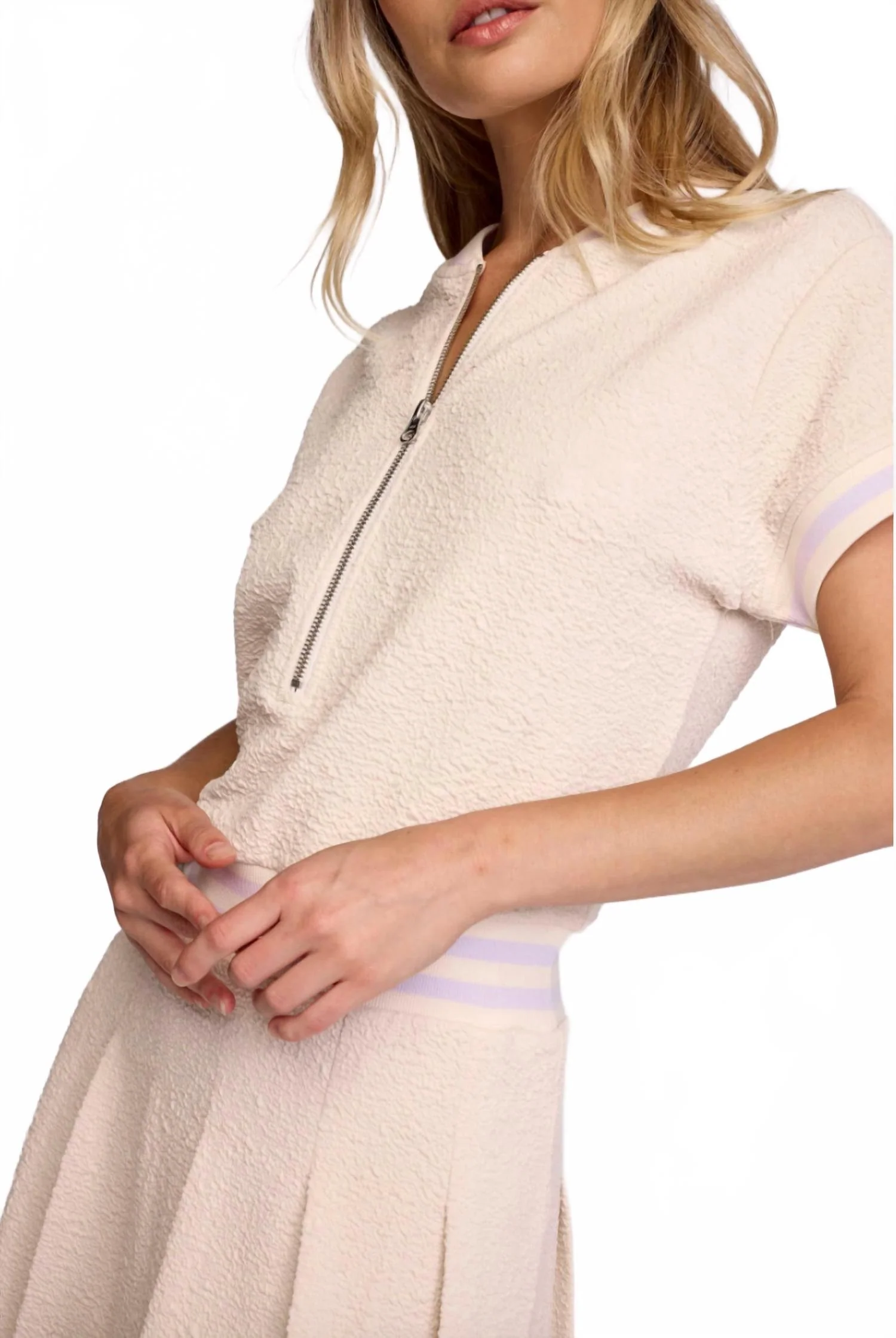 Marigold Mini Dress In Birch - Image 2