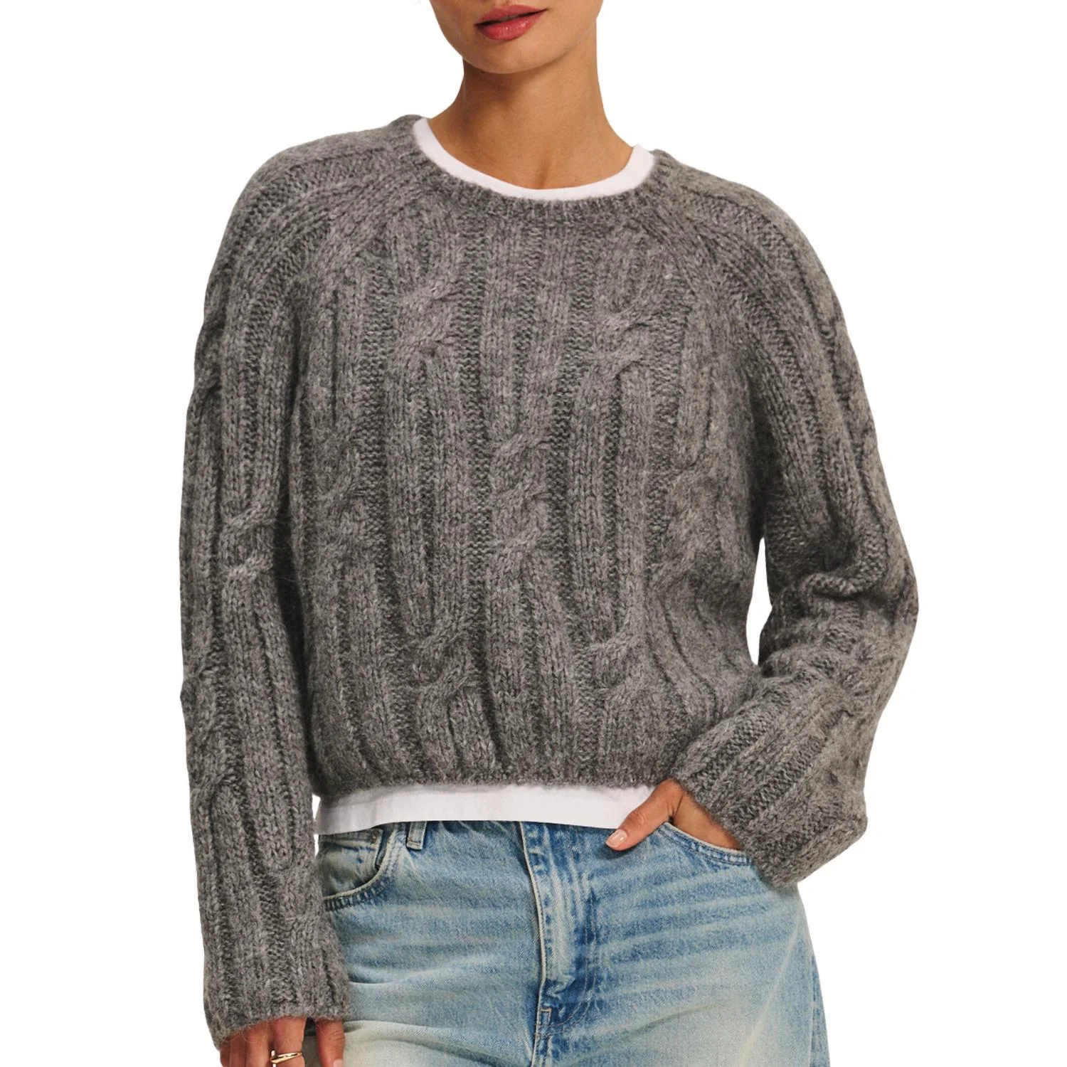 Marina Sweater In Heather Grey