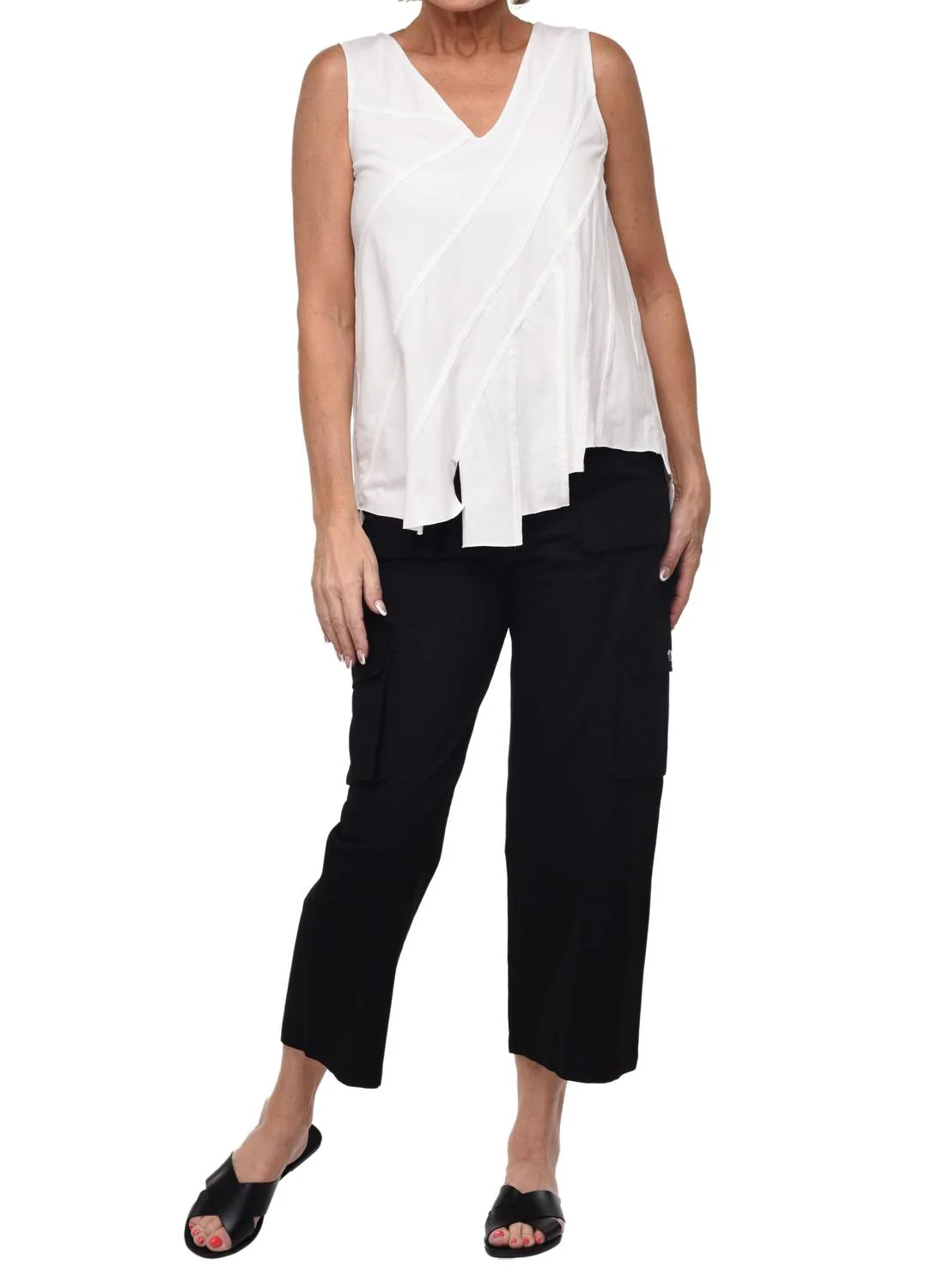 Marissa Tank Top In White - Image 2