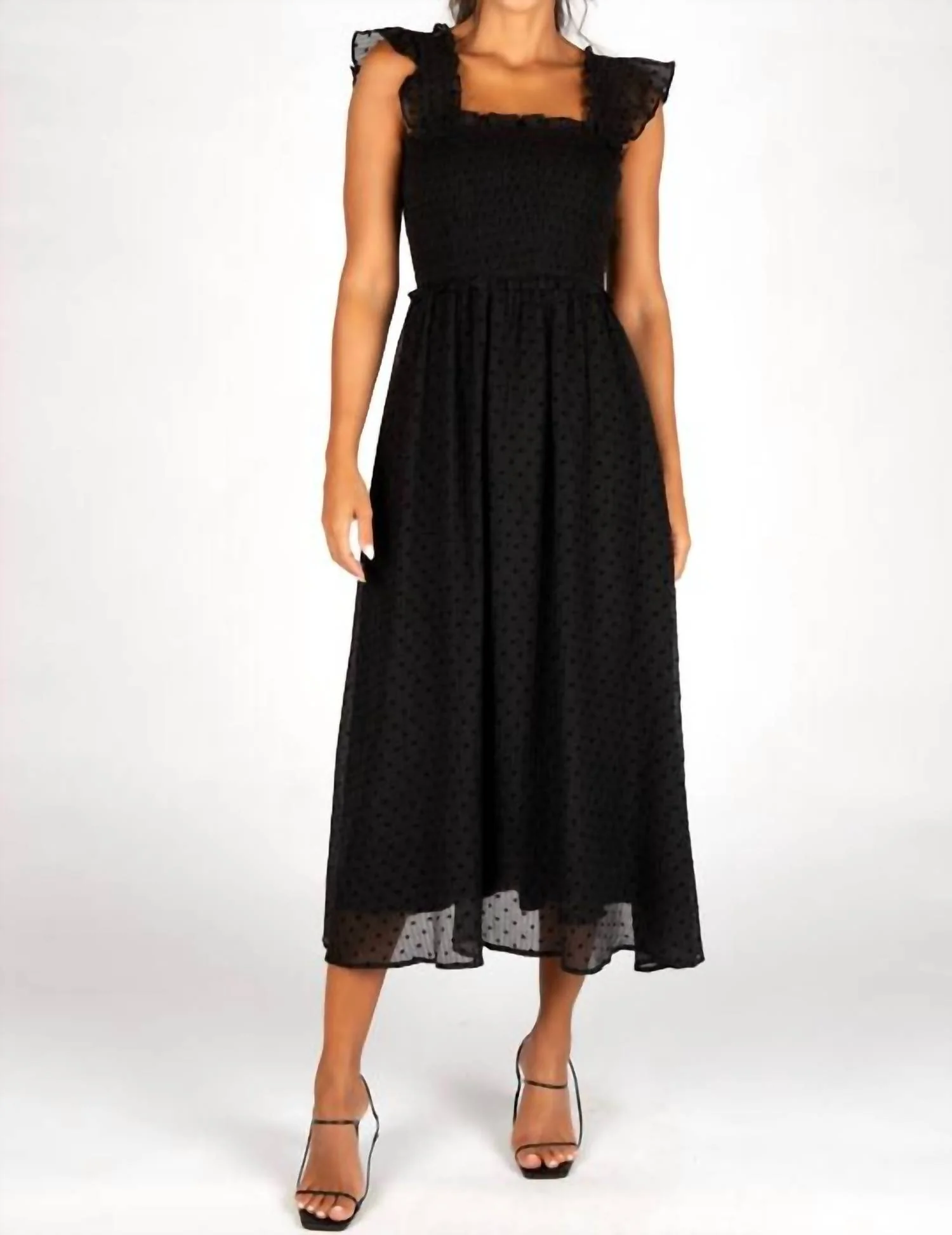 Marlee Midi Dress In Black