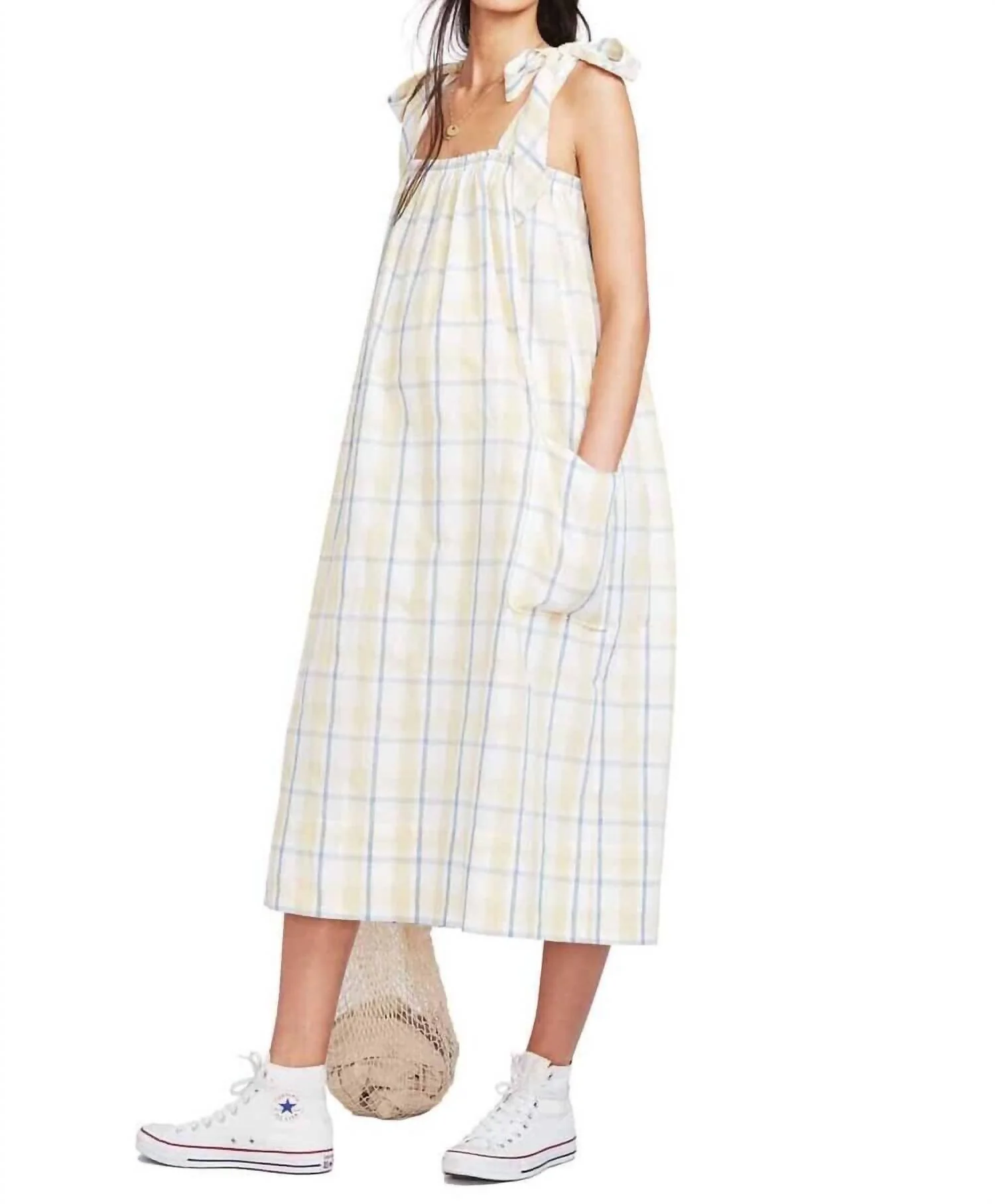 Maternity The Alexia Dress In Sunflower - Image 2