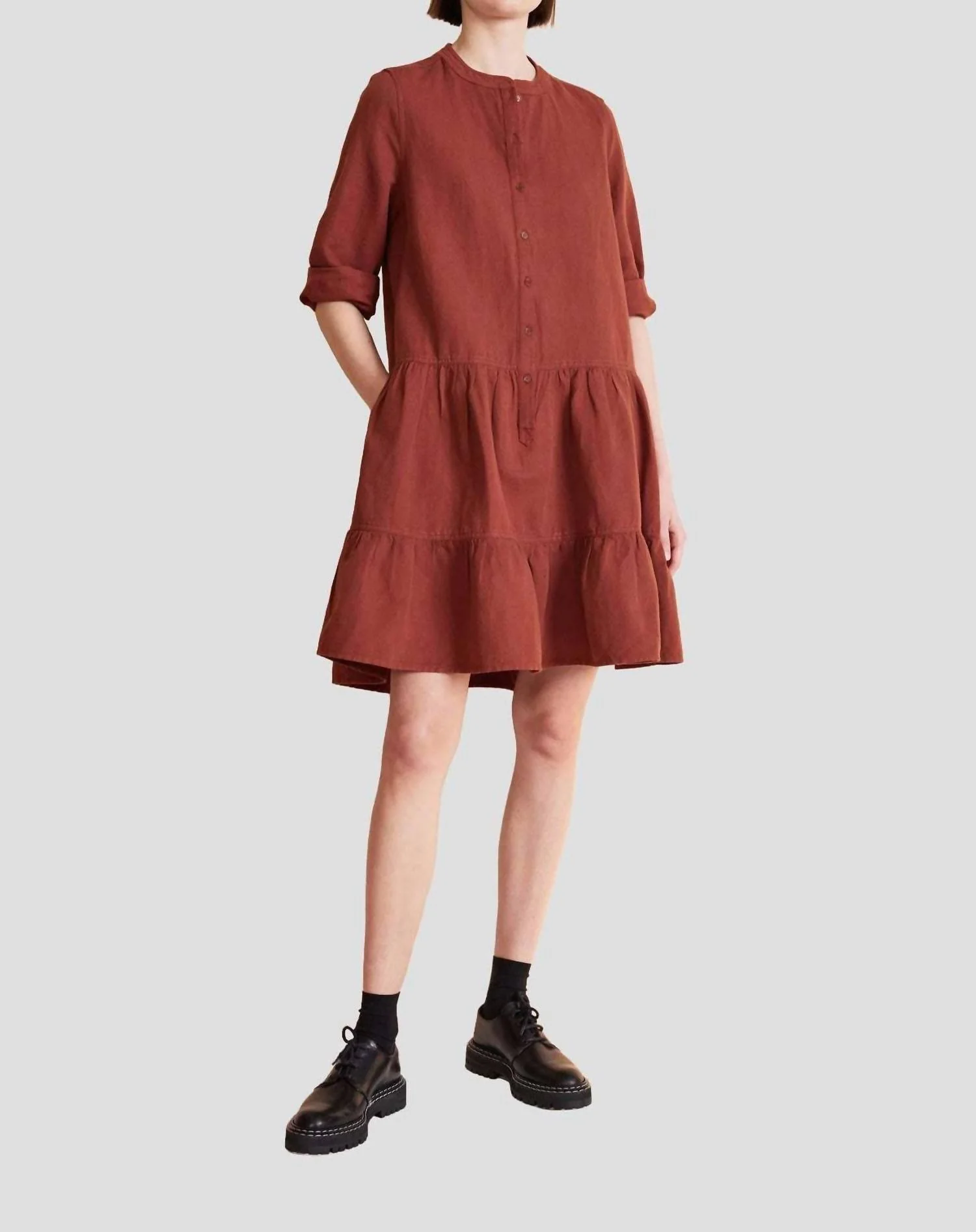 Maurino Mini Dress In Chipotle