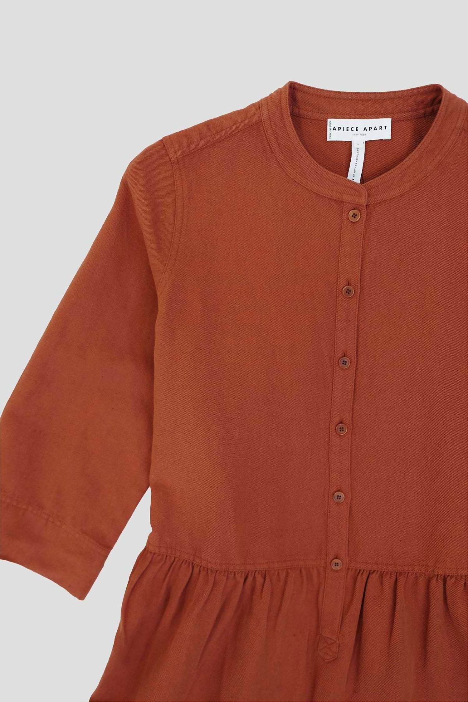 Maurino Mini Dress In Chipotle - Image 3