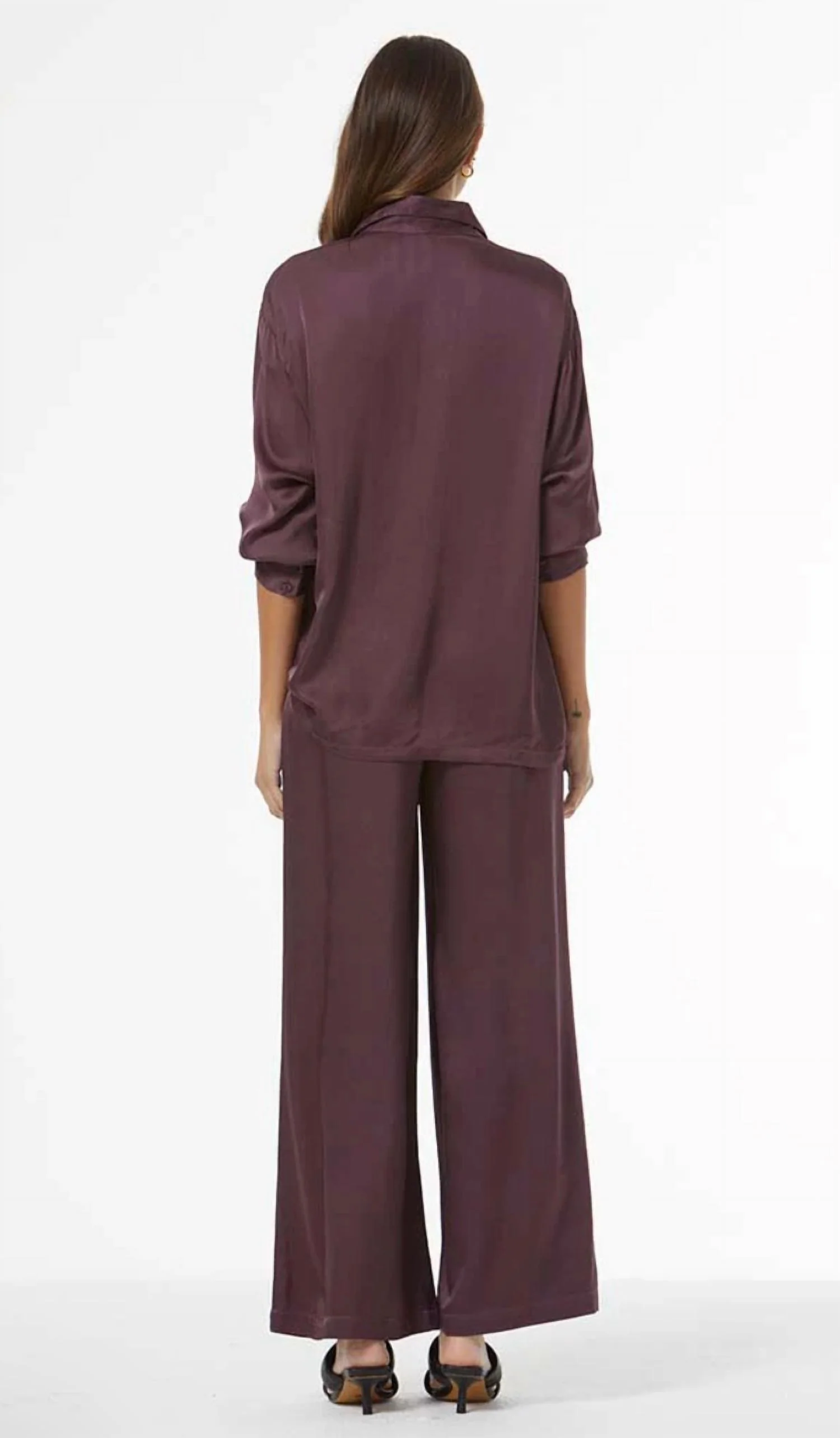 Mavis Pants In Raisin - Image 3