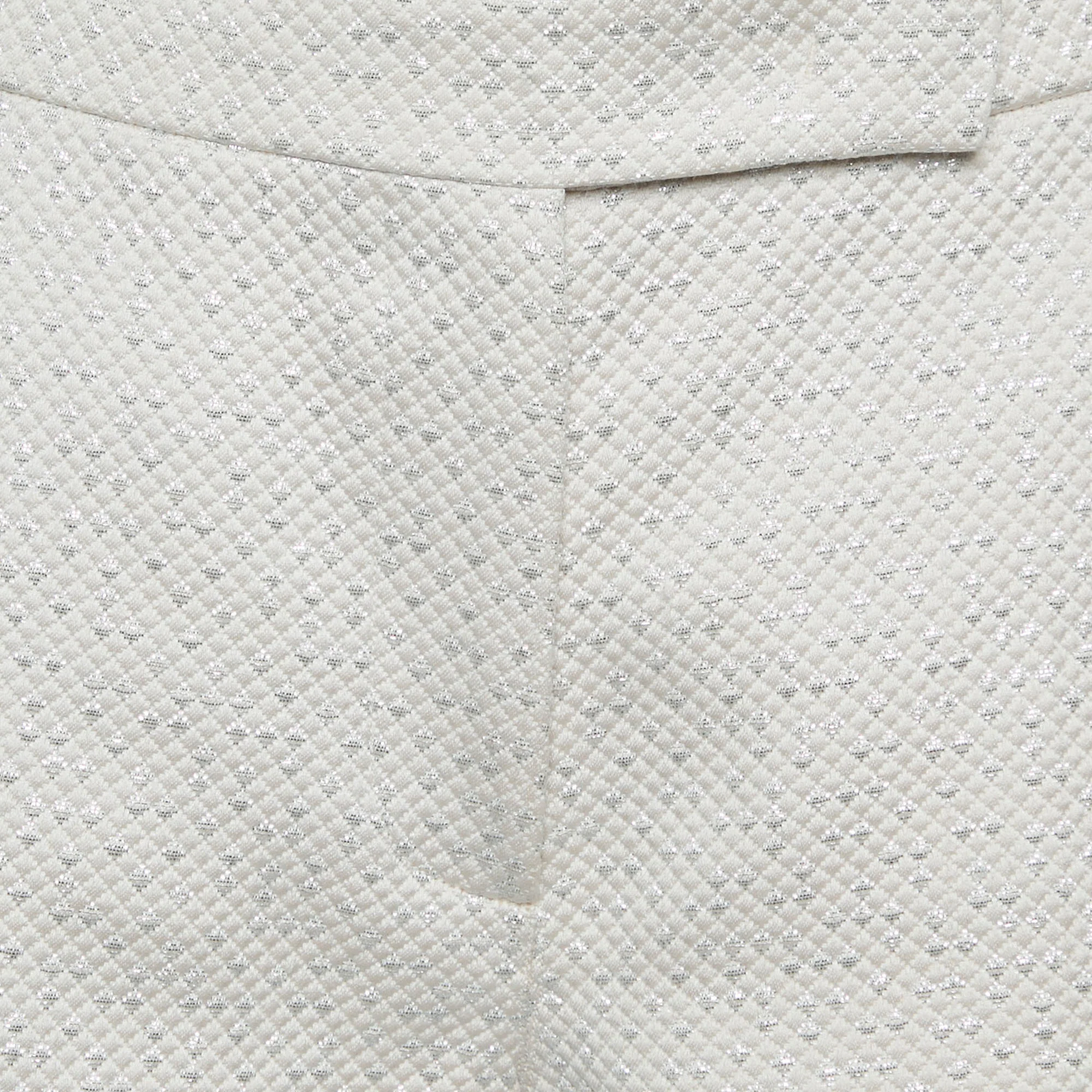 Max Mara Light Beige Tweed Regular Shorts - Image 4