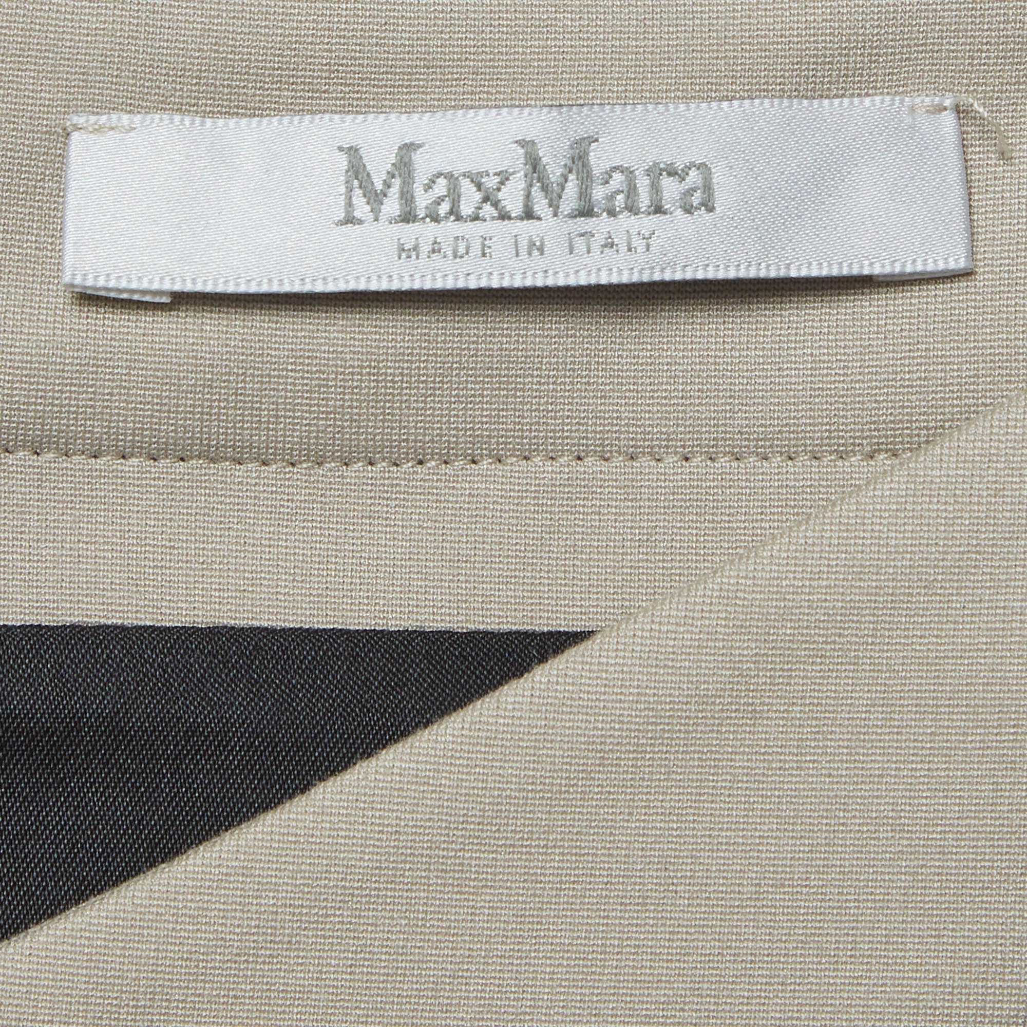 Max Mara Nay Blue Jersey V-Neck Sheath Dress - Image 5