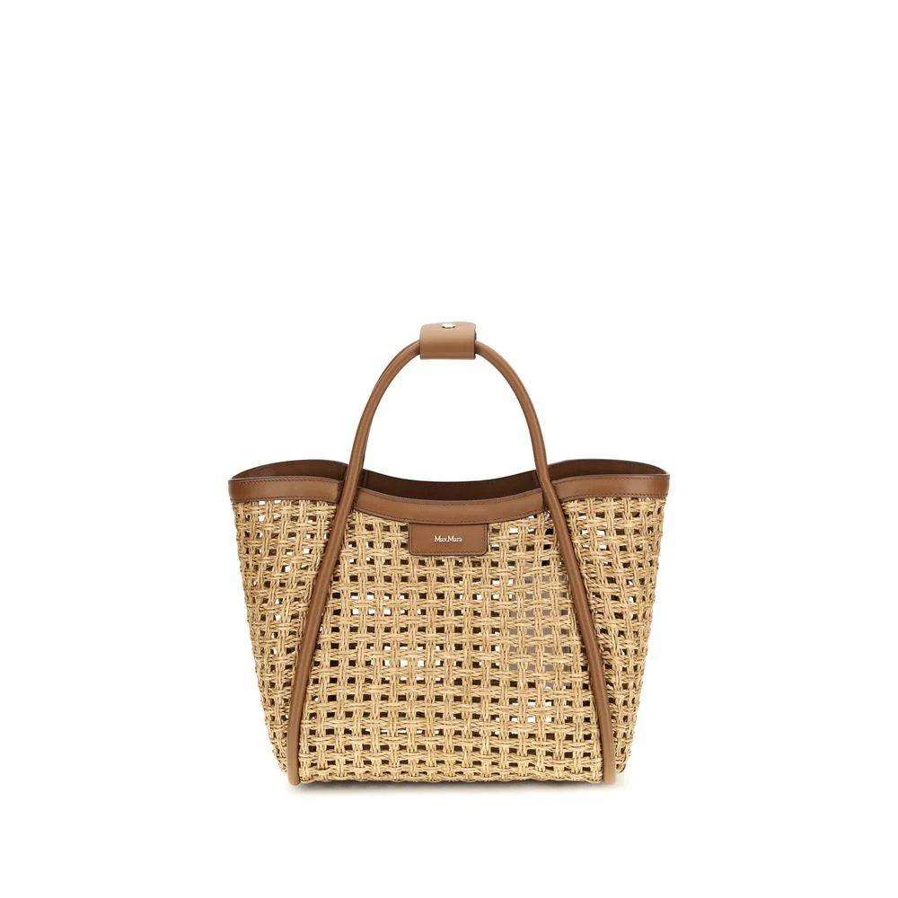 Max Mara Raffia Shoulder Women's Bag