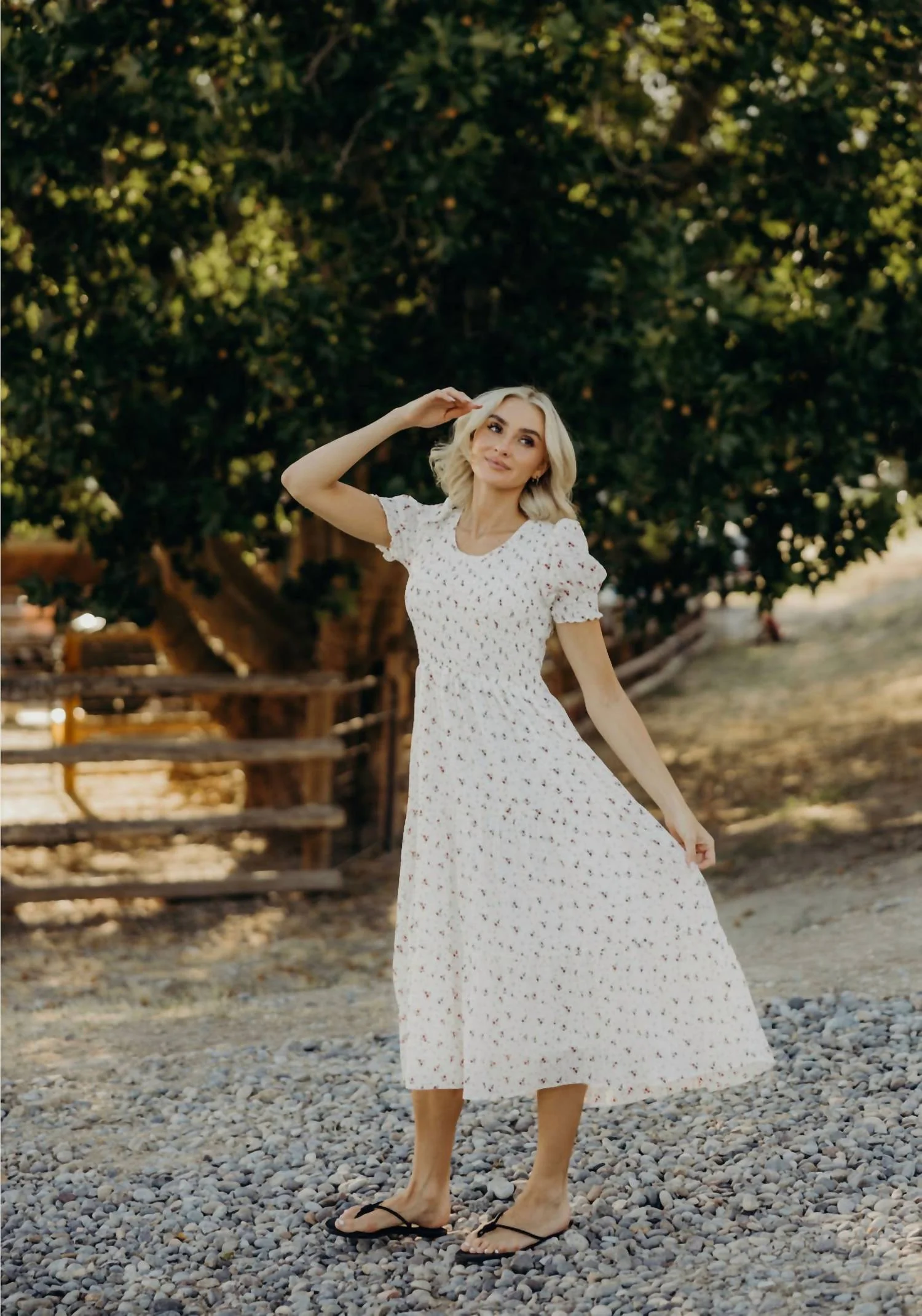 Mccall Midi Dress In Floret Fizz - Image 3