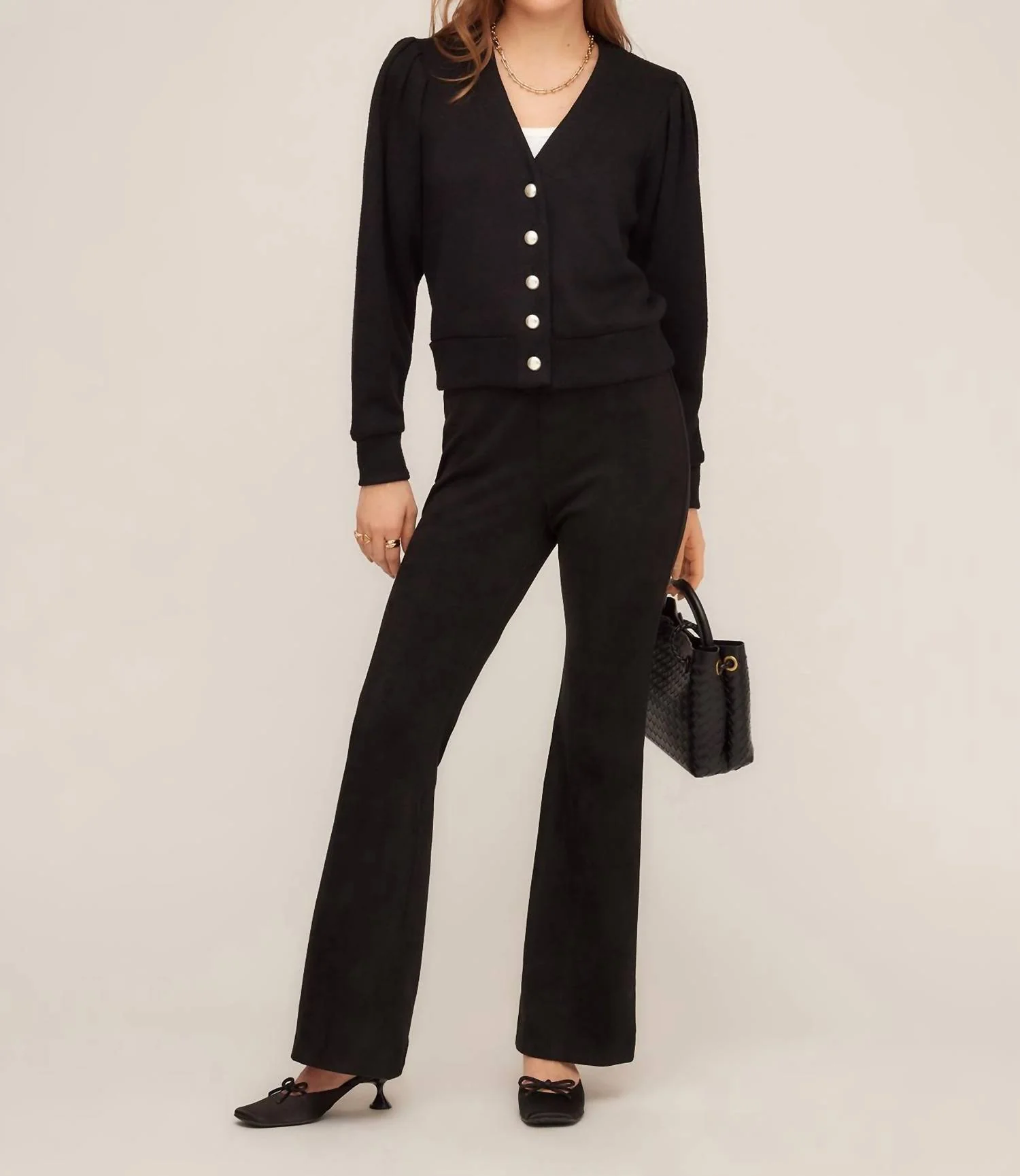 Melanie Bootcut Pants In Black