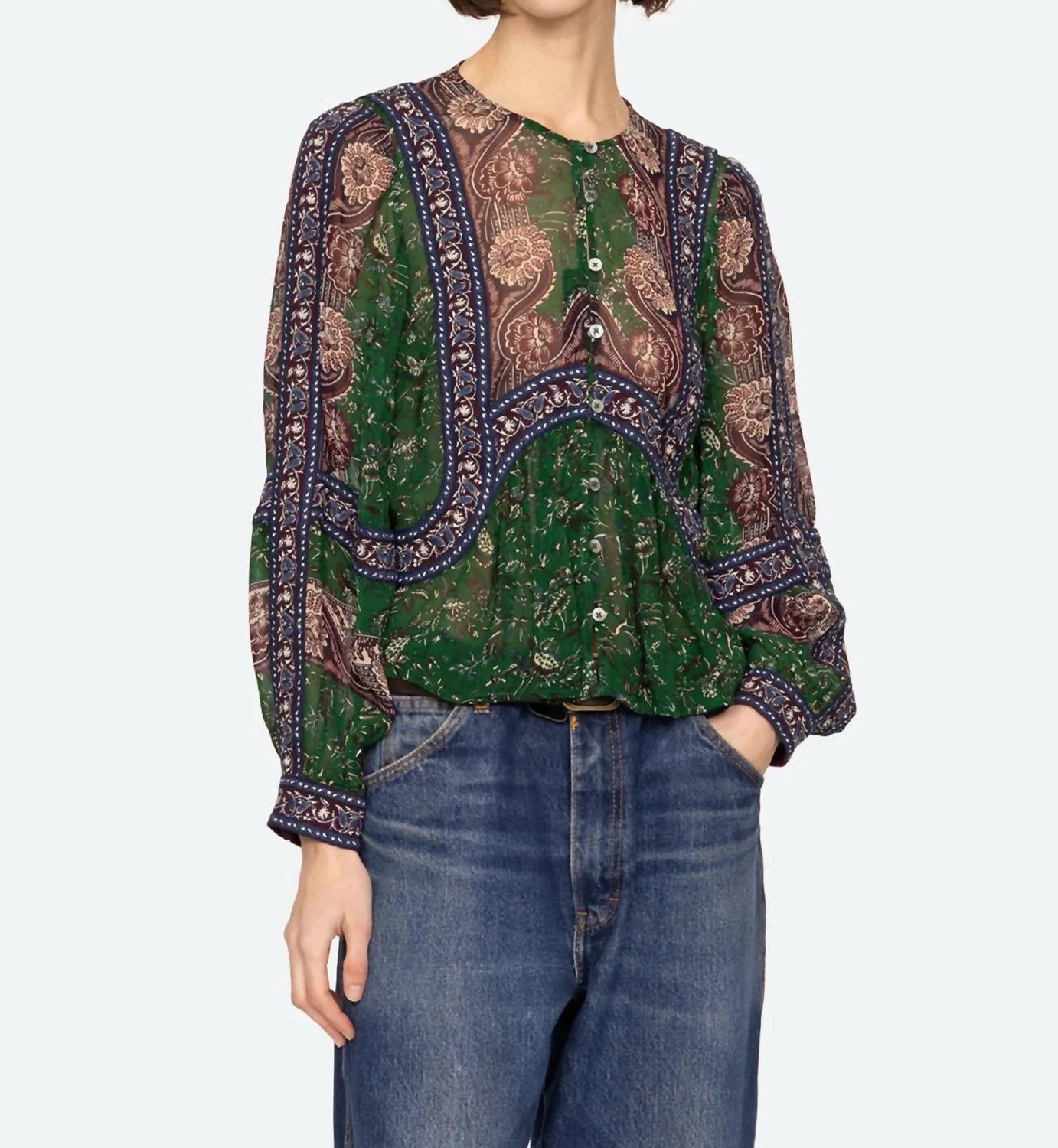 Melba Top In Green