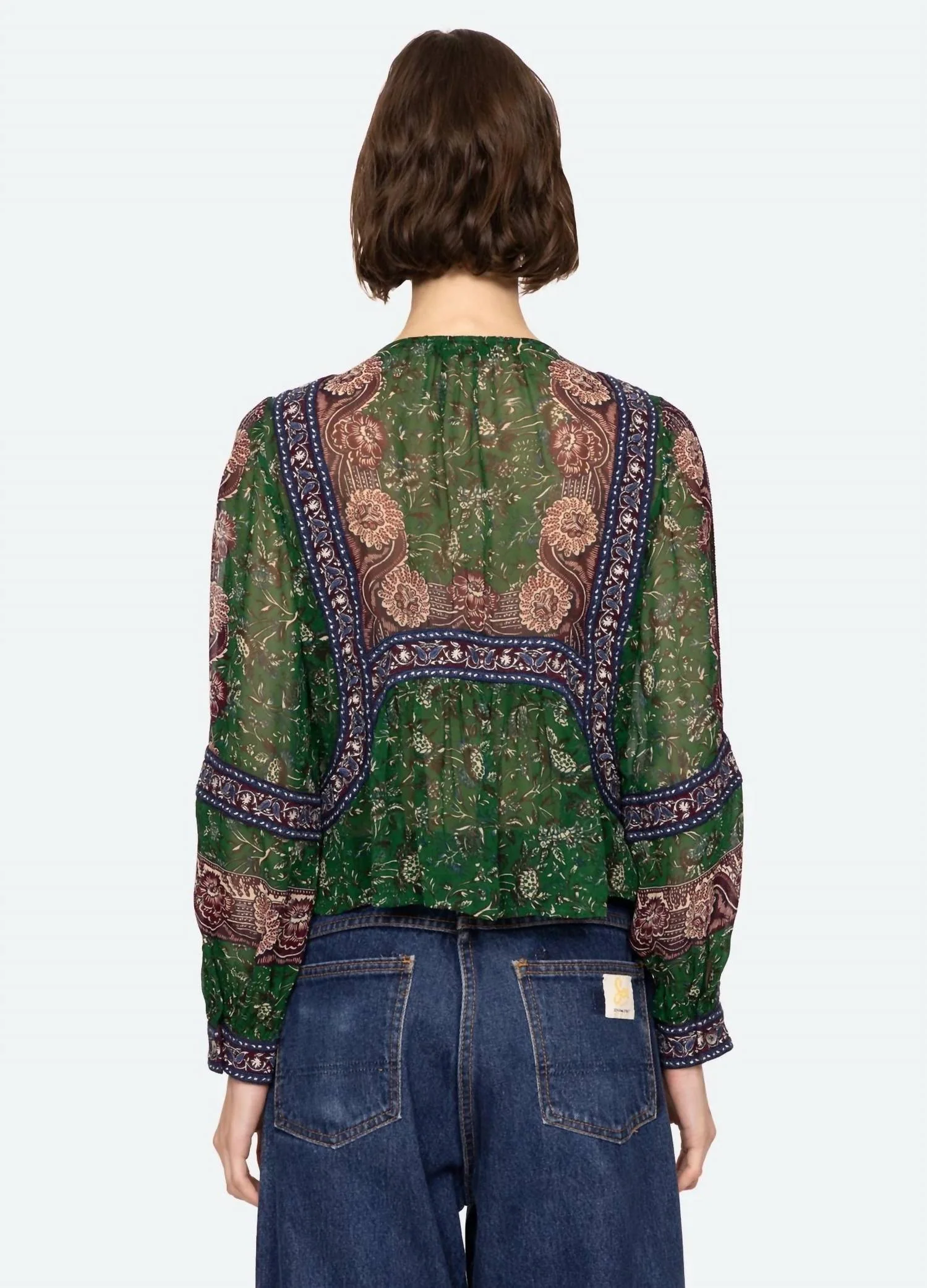 Melba Top In Green - Image 3